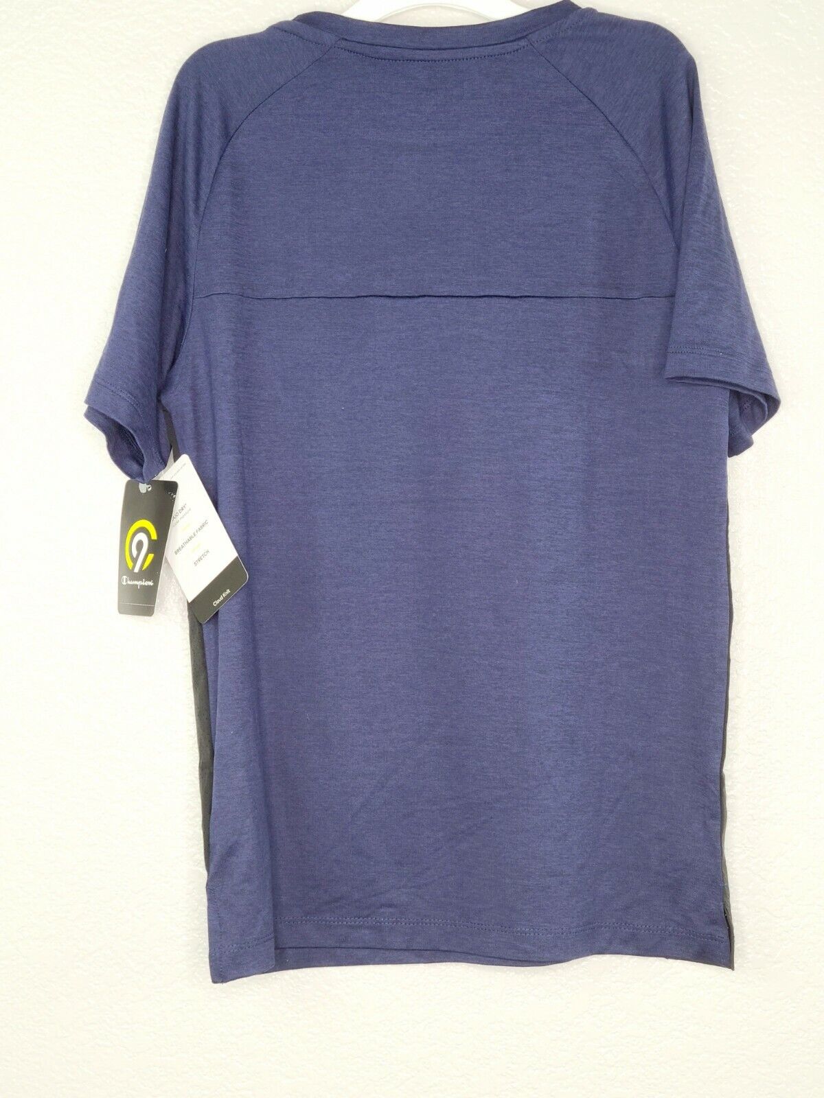 Champion C9 Boys' Purple & Black Cloud Knit Breathable Stretch Athletic Tee