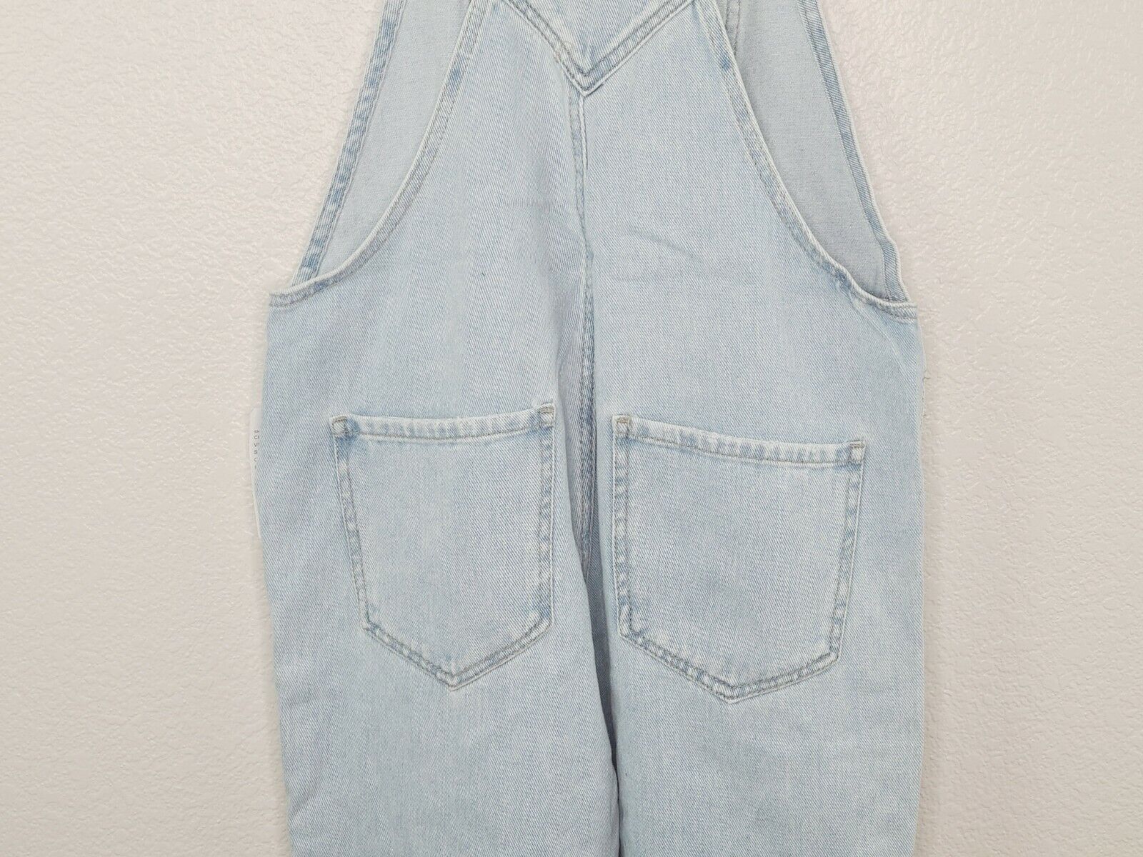 PacSun L.A. Women's Horizon Washed Distressed Baggy Overalls Size Medium