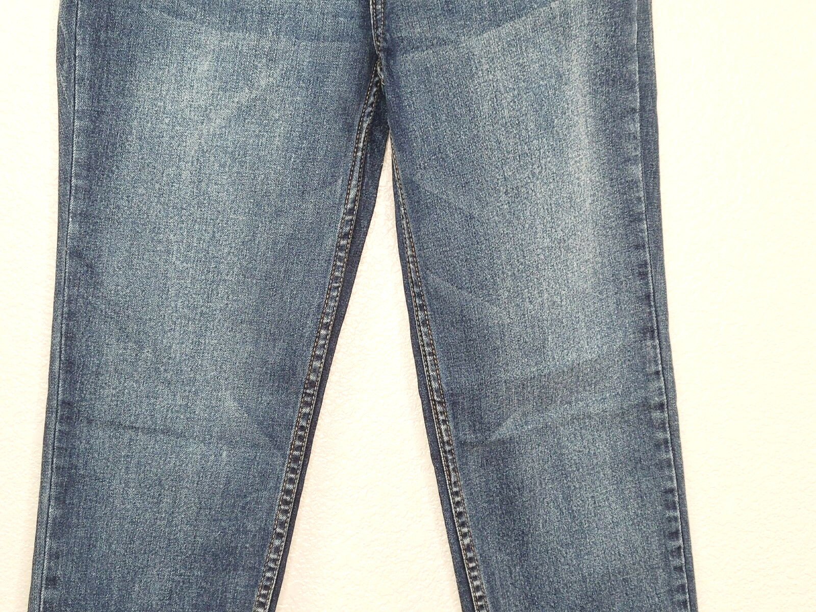 PacSun L.A. Womens Vintage Icon Mitchell Blue High Rise Frayed Hem Mom Jeans