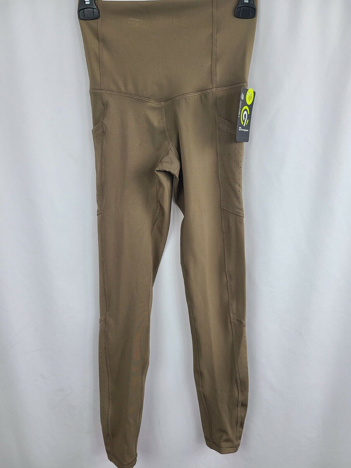 Champion C9 Duo Dry Women's Porcini Brown Training High-Rise 7/8 Legging