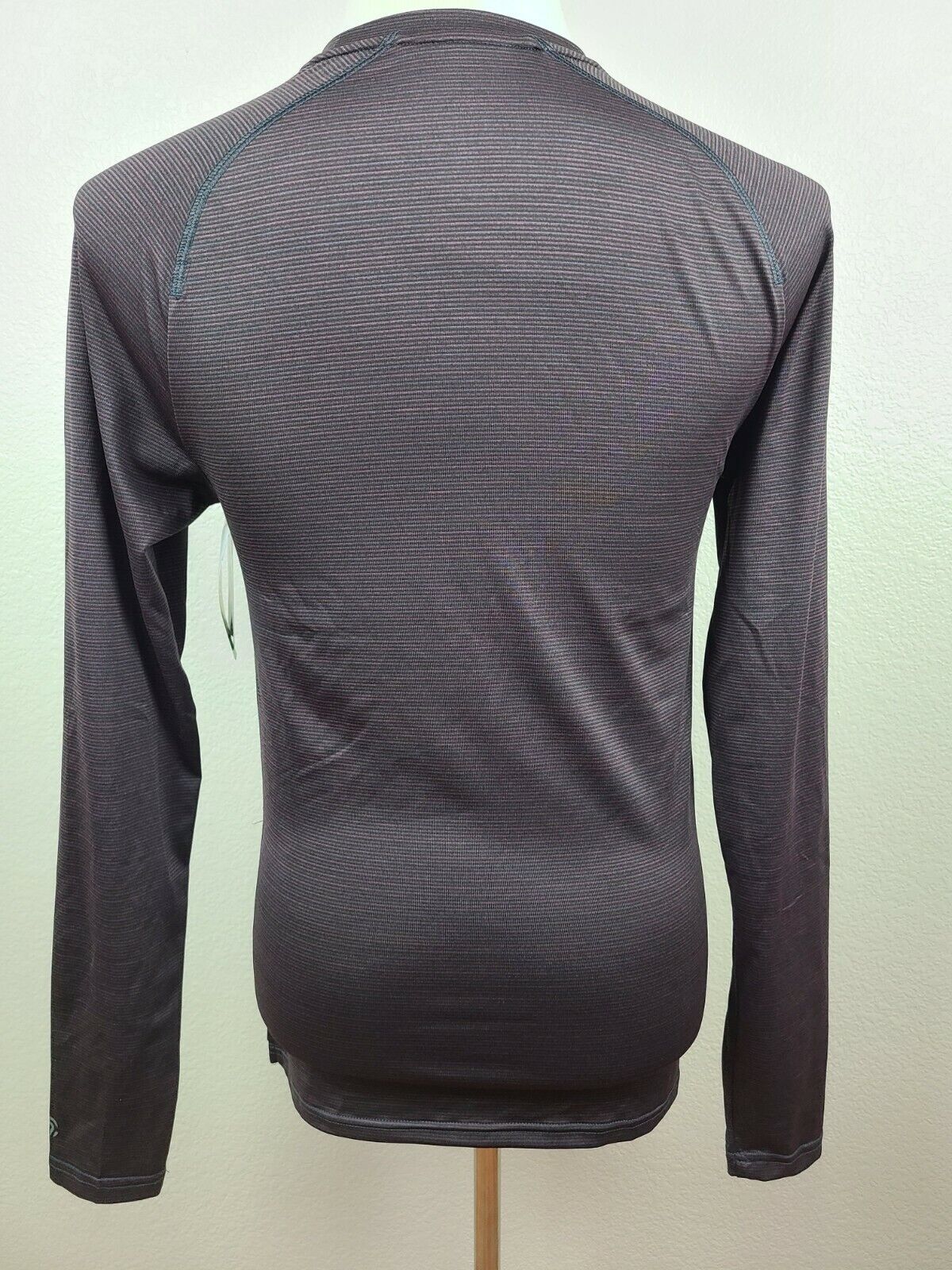 Champion C9 Men's Dark Brown Duo Dry Power Core Cool Long Sleeve Compression Shirt