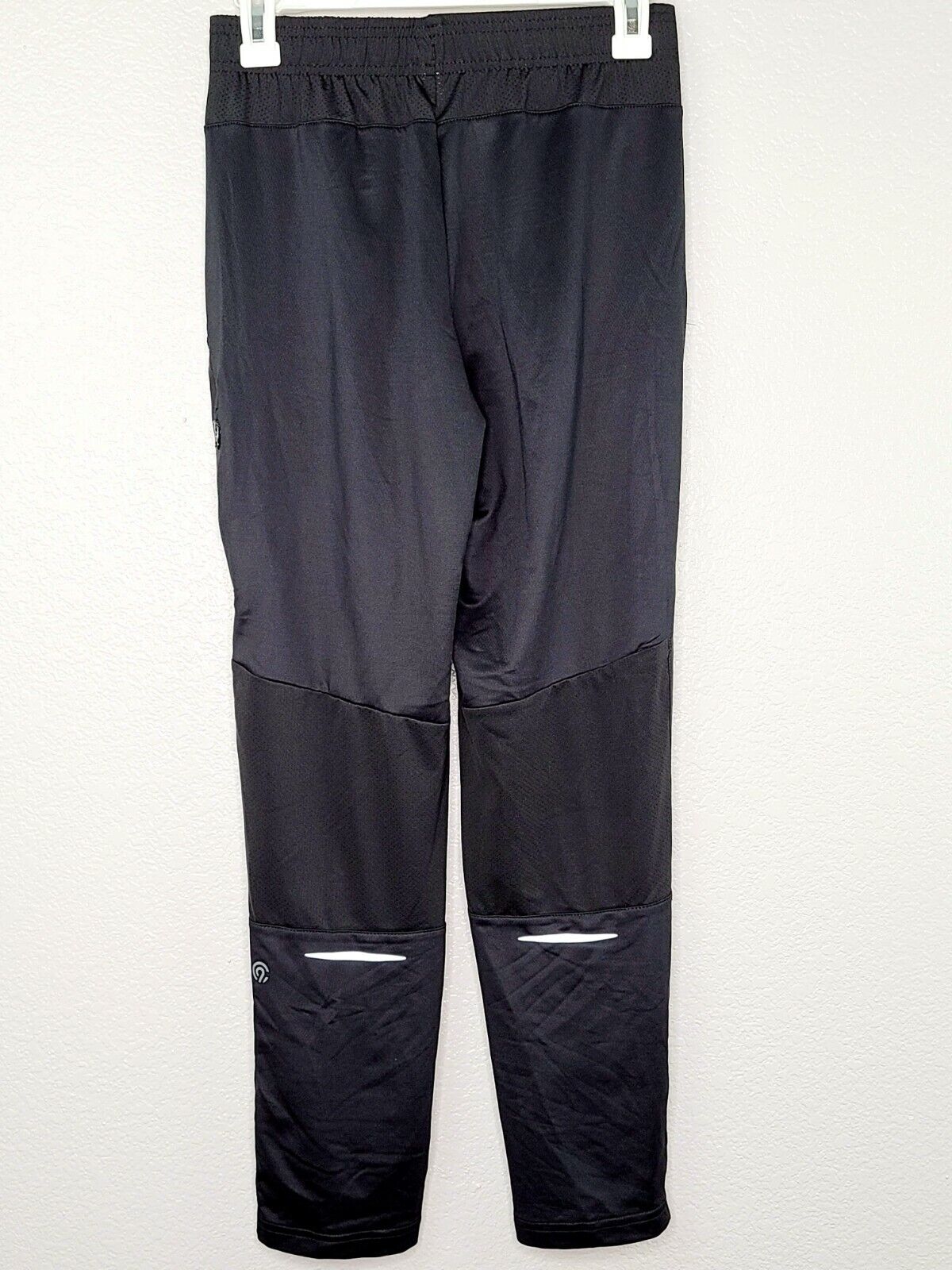 Champion C9 Duo Dry Boys' Ebony Black Zip Pocket Reflective Athletic Pants