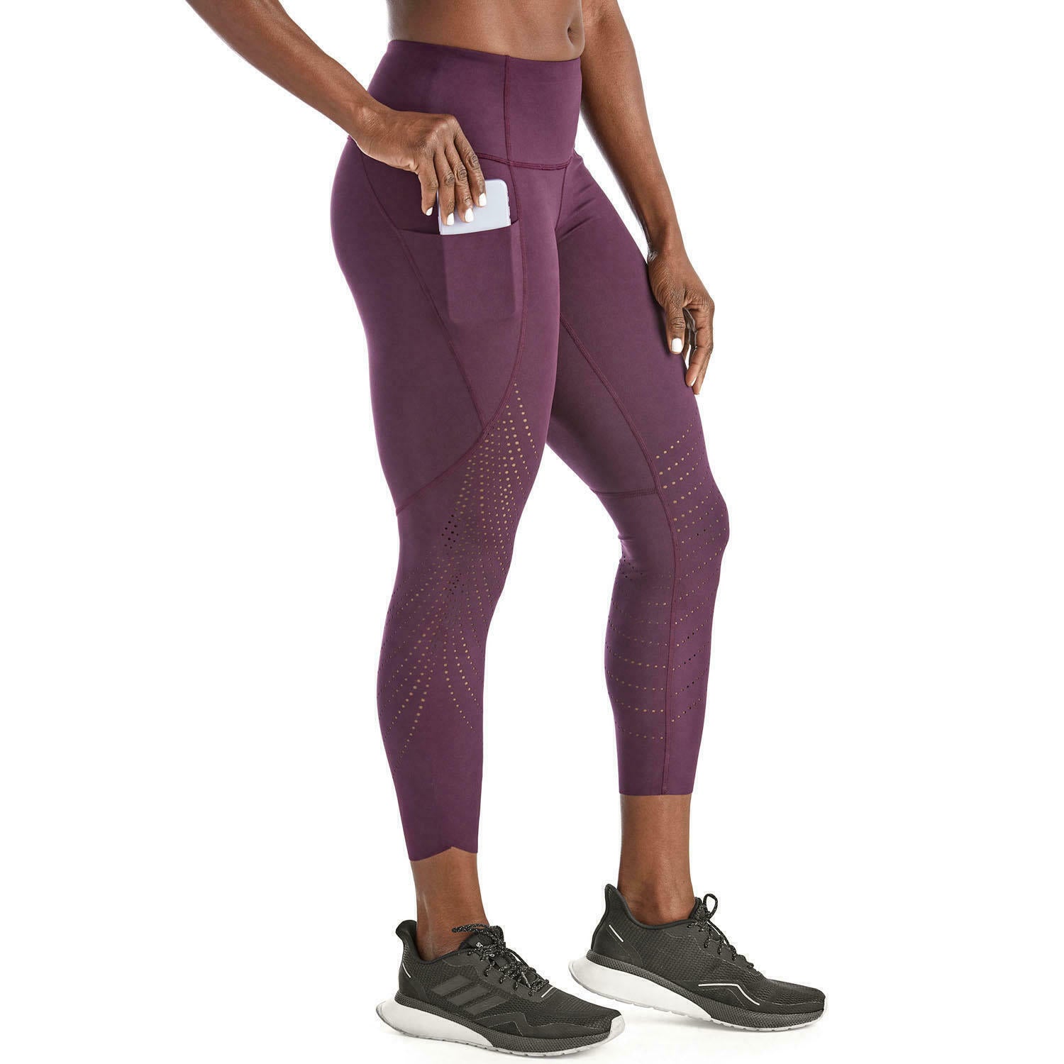 Member's Mark Women's Purple High Waist Active Compression Pocket Legging