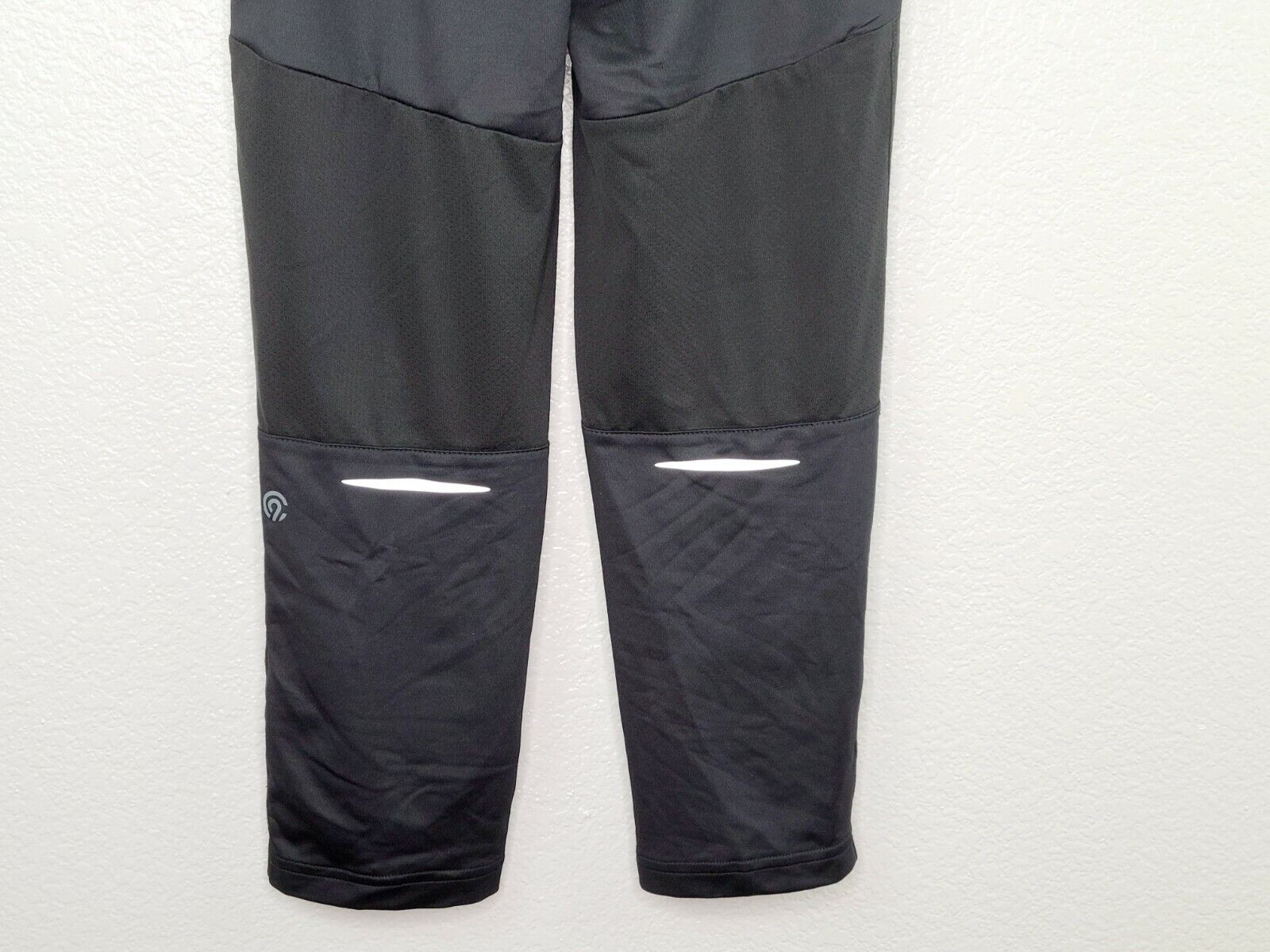 Champion C9 Duo Dry Boys' Ebony Black Zip Pocket Reflective Athletic Pants