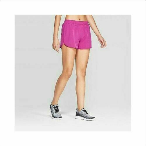 Champion C9 Duo Dry Women's Plum Dream Mid Rise 3.5'' Athletic Running Shorts