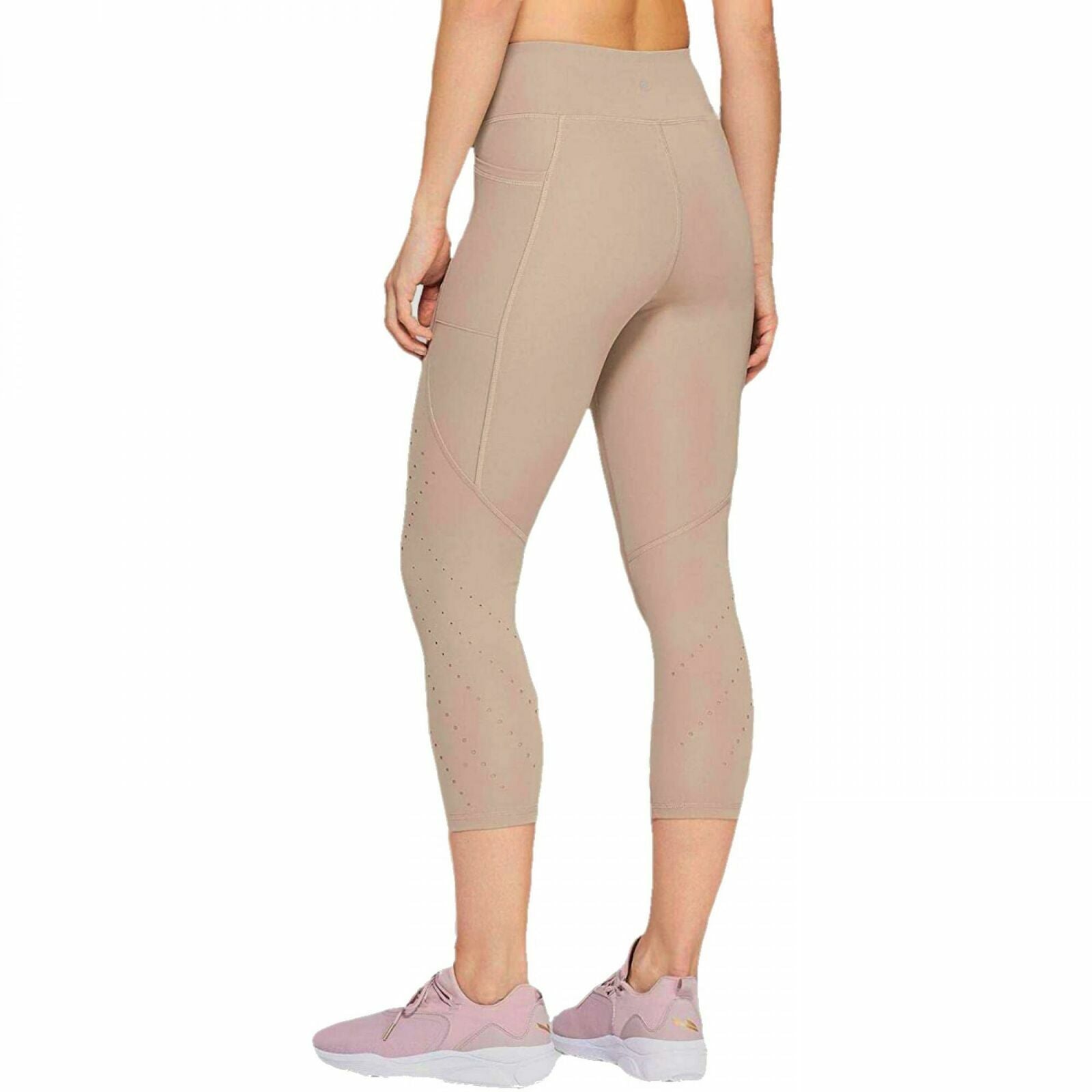 Champion C9 Duo Dry Women's Porcini Brown Training High-Rise 7/8 Legging