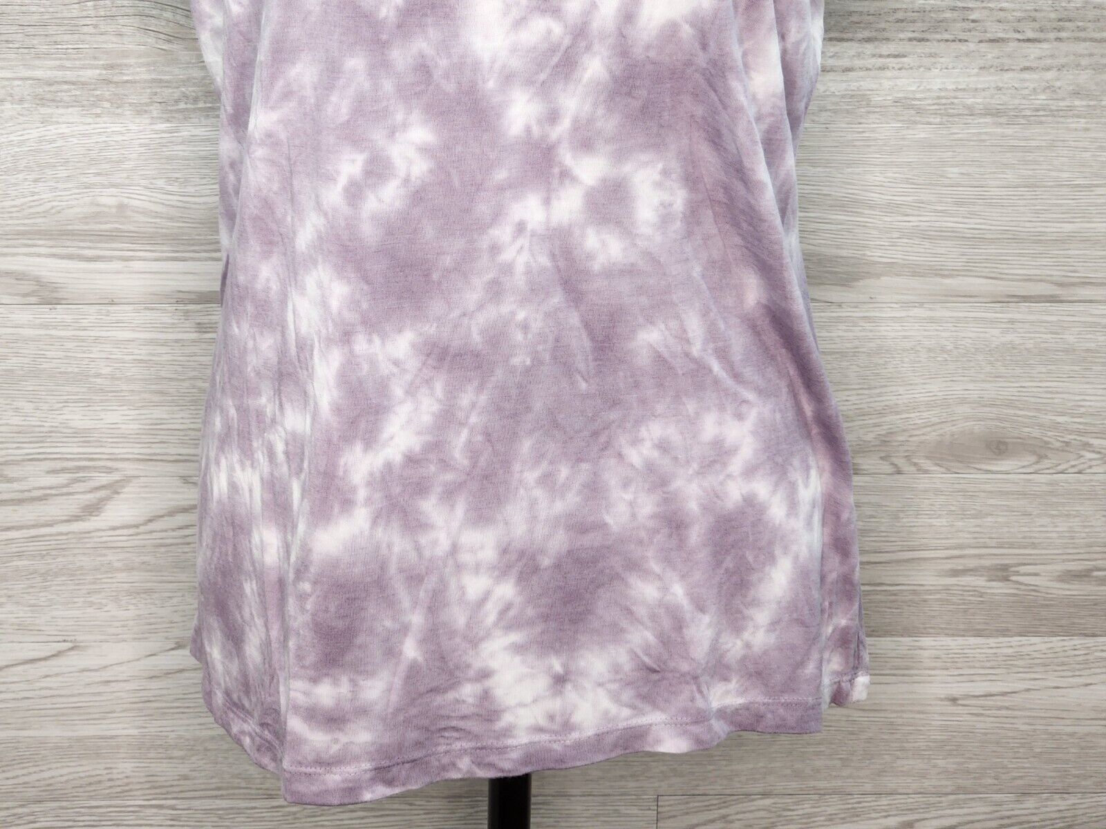 Member's Mark Women's Purple Luxe Tie Dye Soft Relaxed Fit Short Sleeve Tee