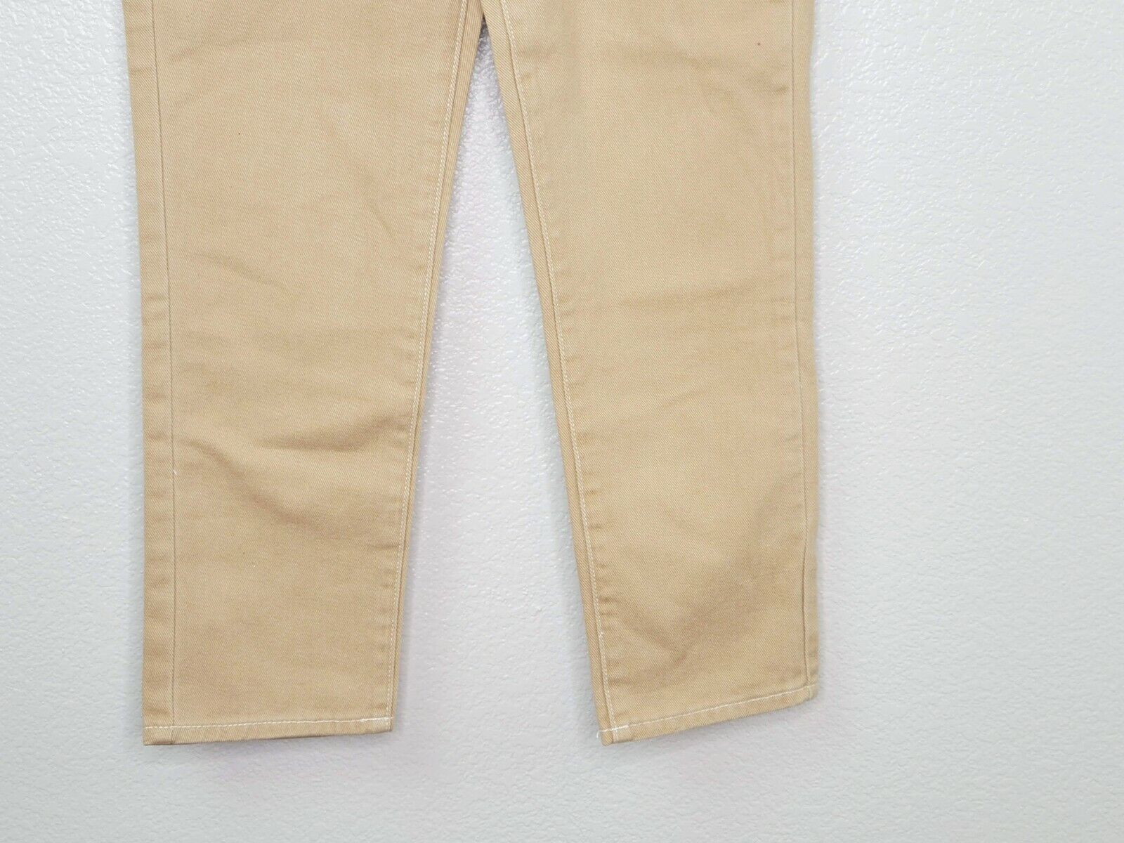 PacSun L.A. Women's Camel Beige Denim High Rise Utility Relaxed Leg Jeans