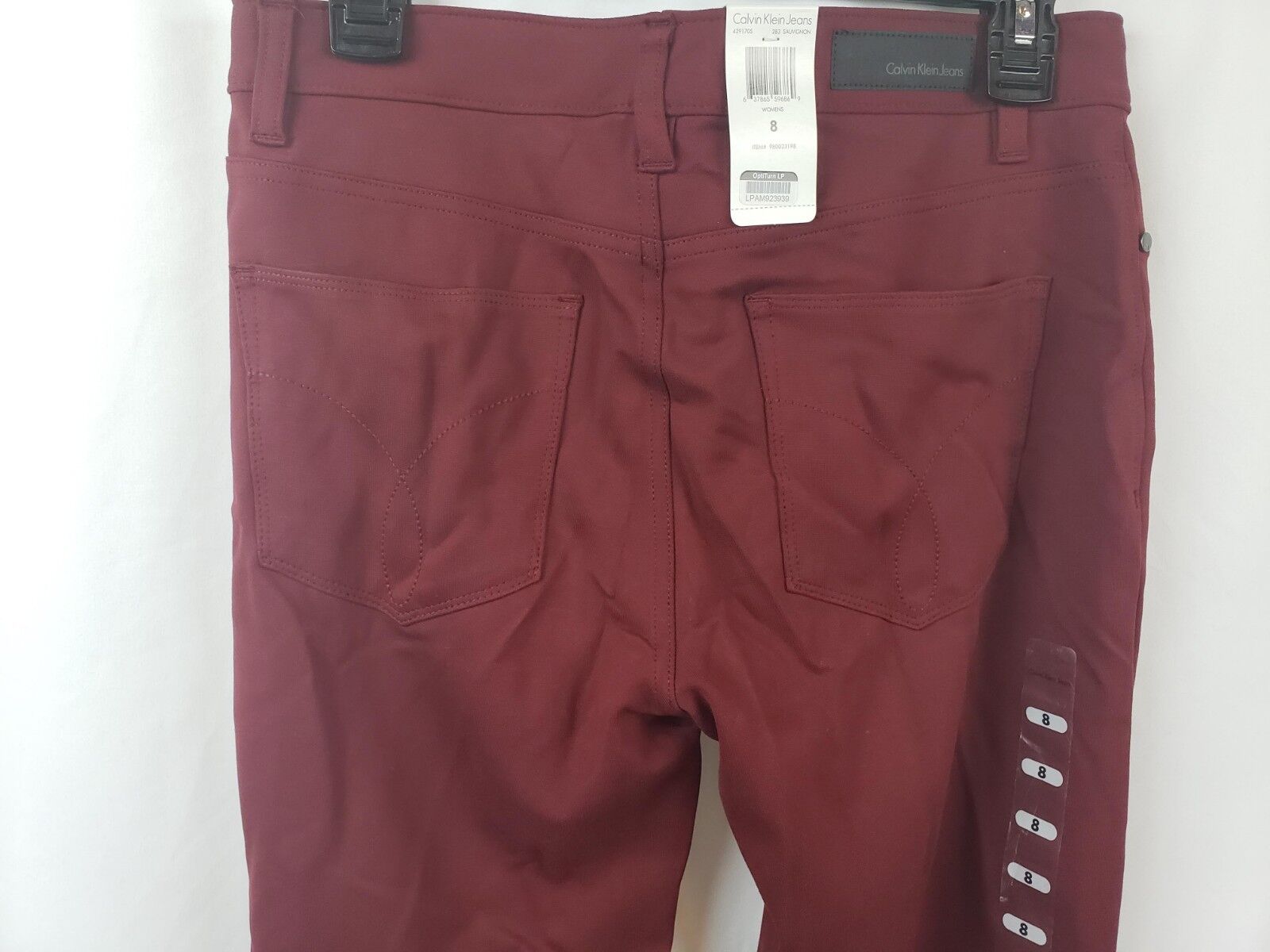 Calvin Klein Jeans Women's Sauvignon Maroon Stretch Jeggings