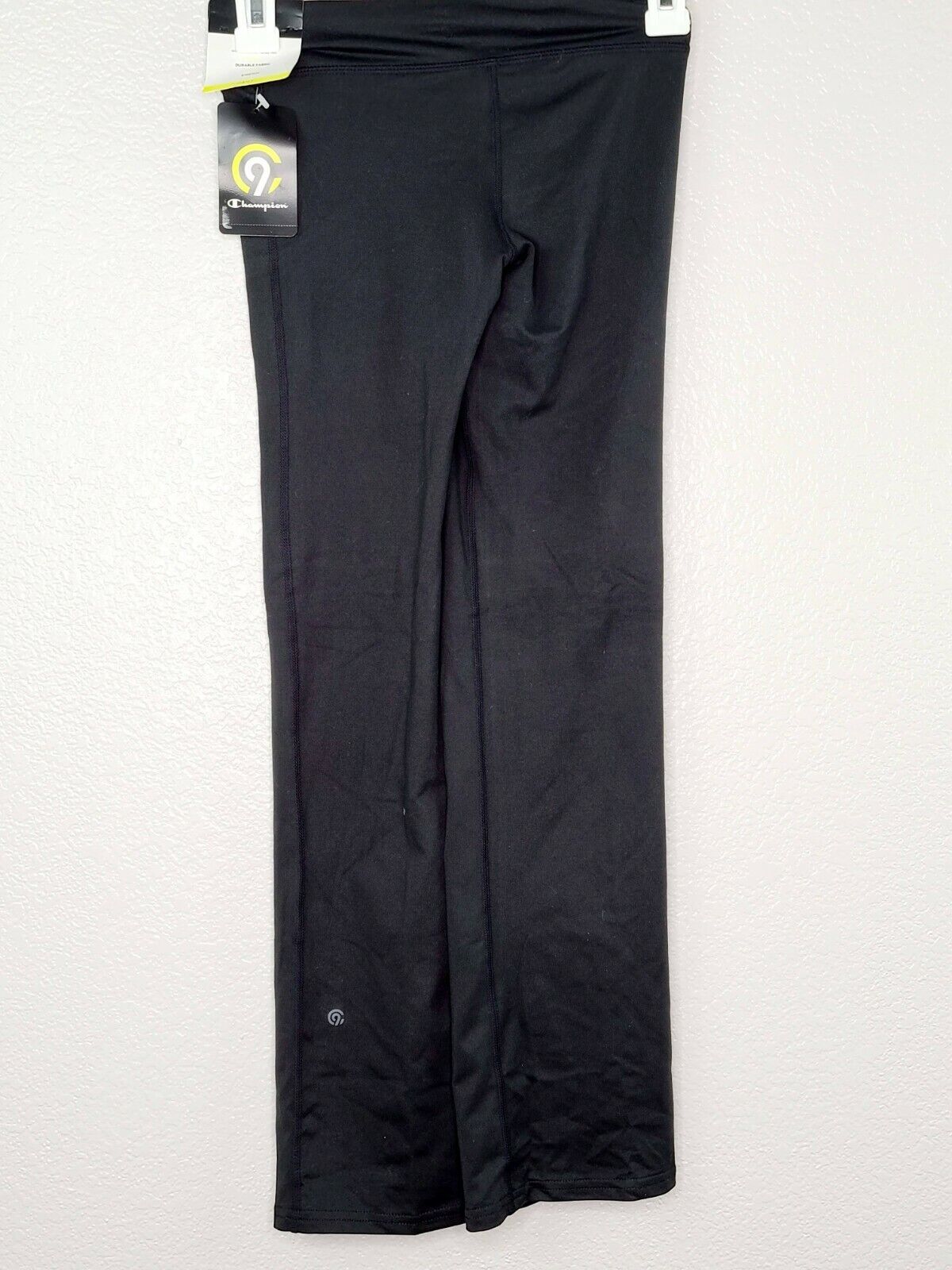 Champion C9 Duo Dry Girls Black Durable Fabric Stretch Athletic Pants