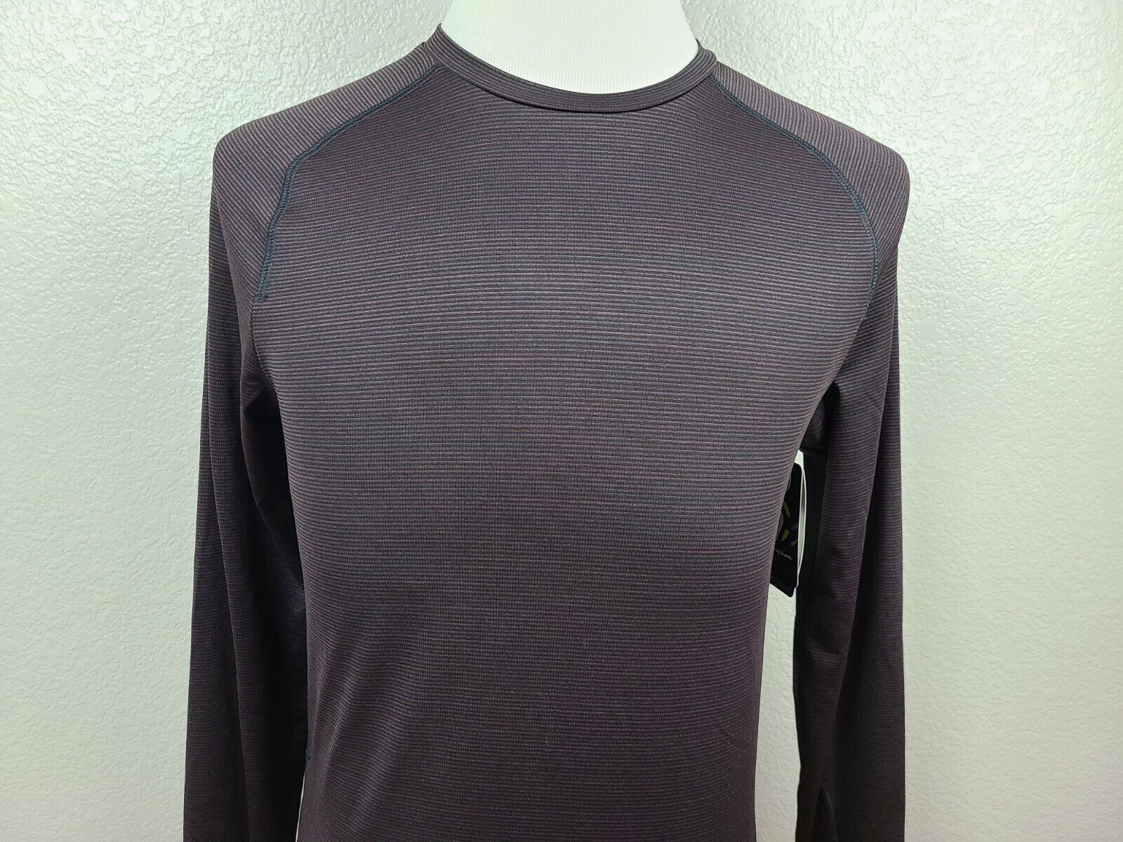 Champion C9 Men's Dark Brown Duo Dry Power Core Cool Long Sleeve Compression Shirt