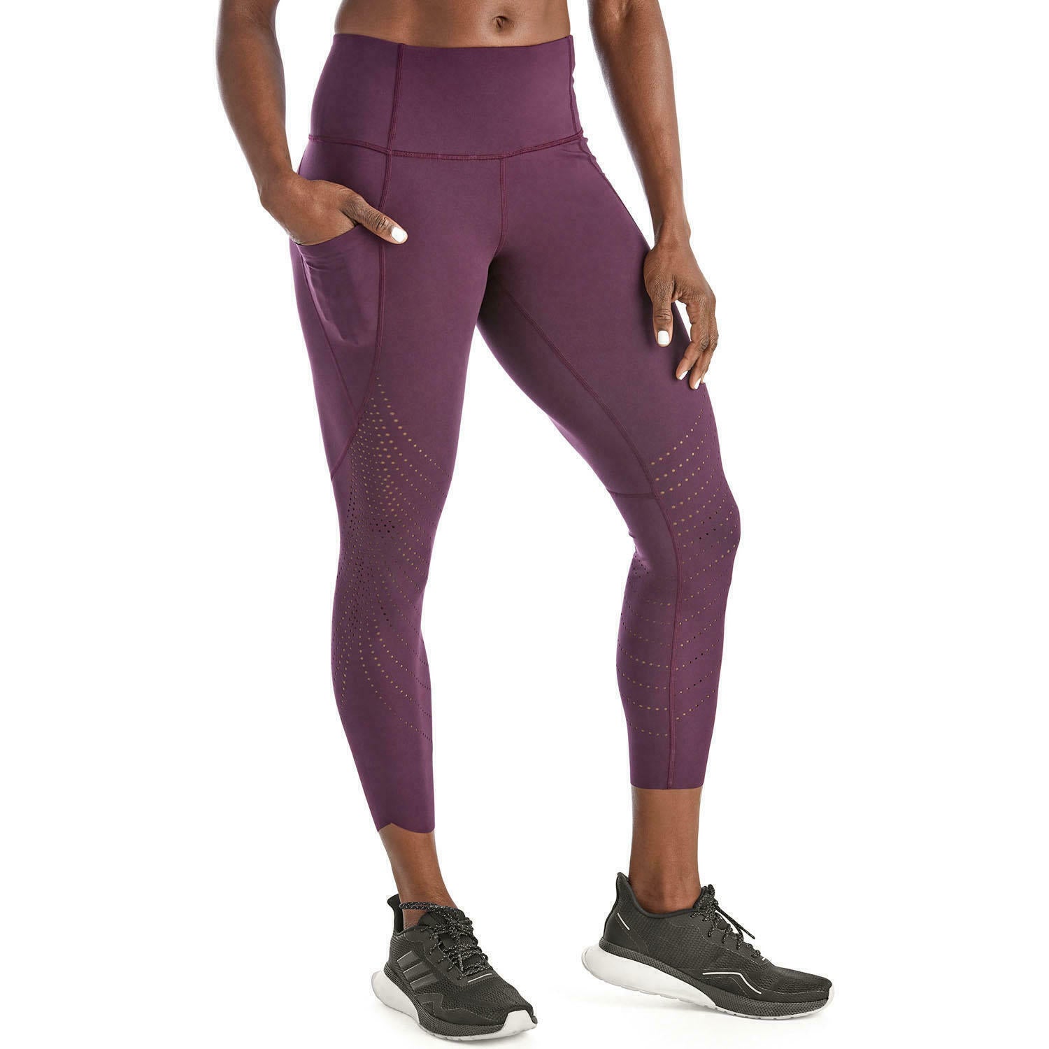 Member's Mark Women's Purple High Waist Active Compression Pocket Legging