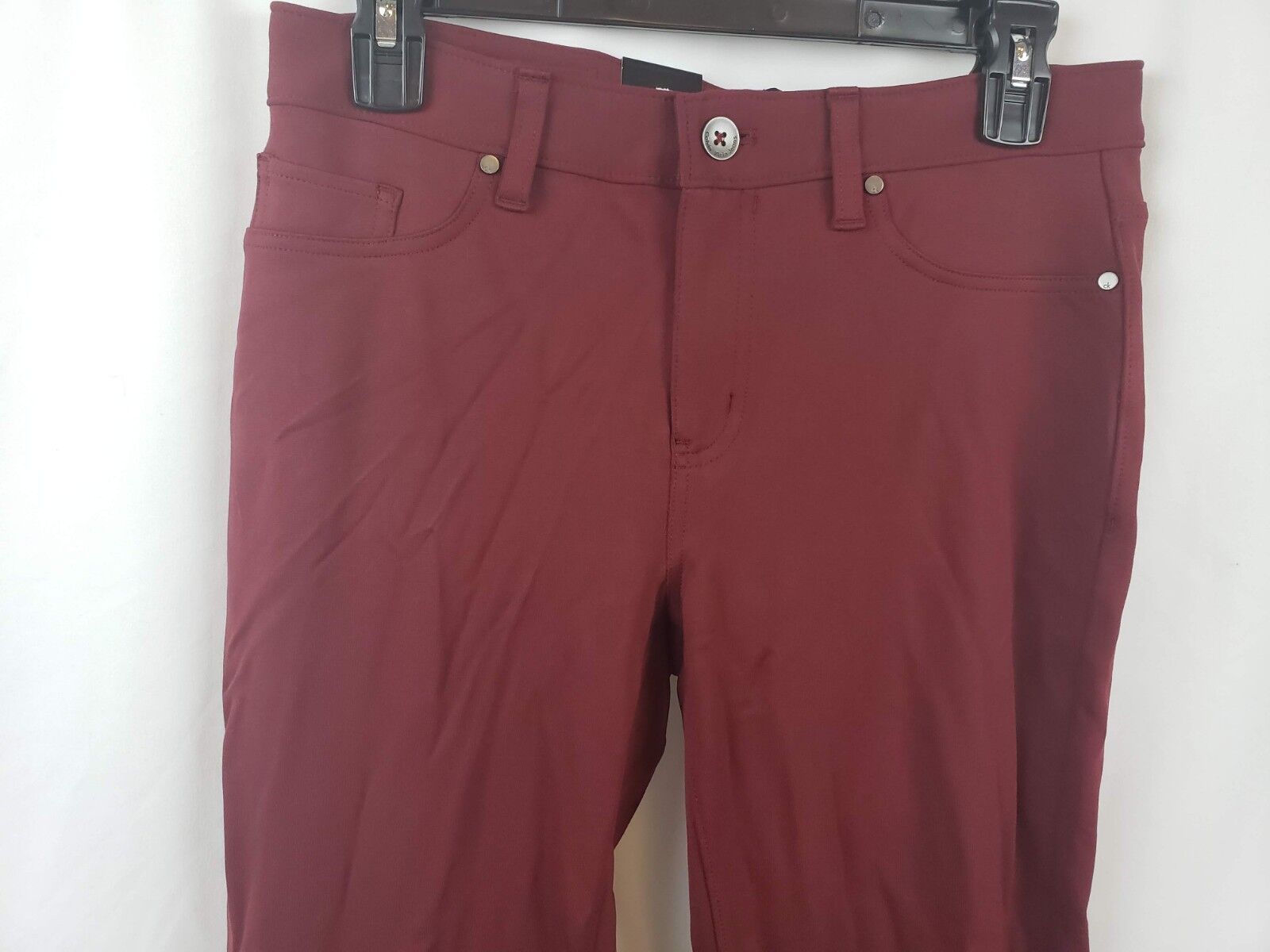 Calvin Klein Jeans Women's Sauvignon Maroon Stretch Jeggings