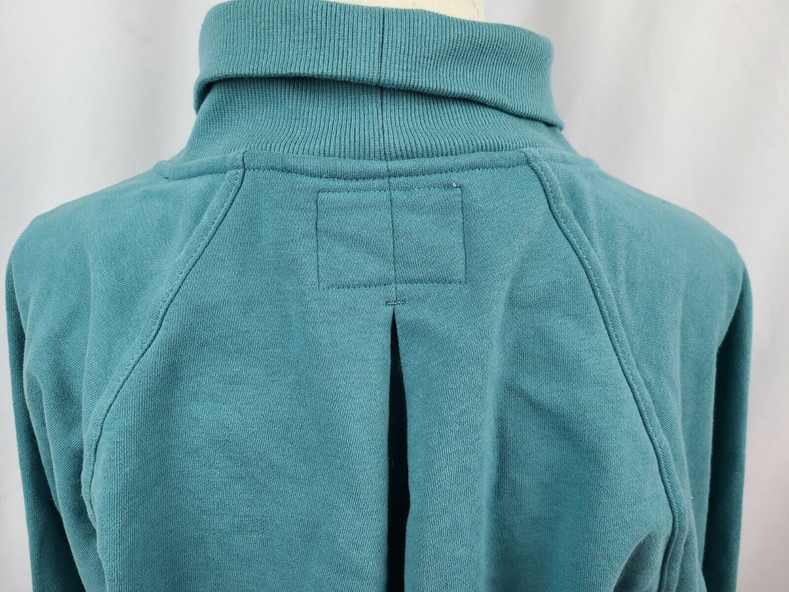 Champion C9 Women's Turquoise Long Sleeve French Terry Turtleneck Sweatshirt