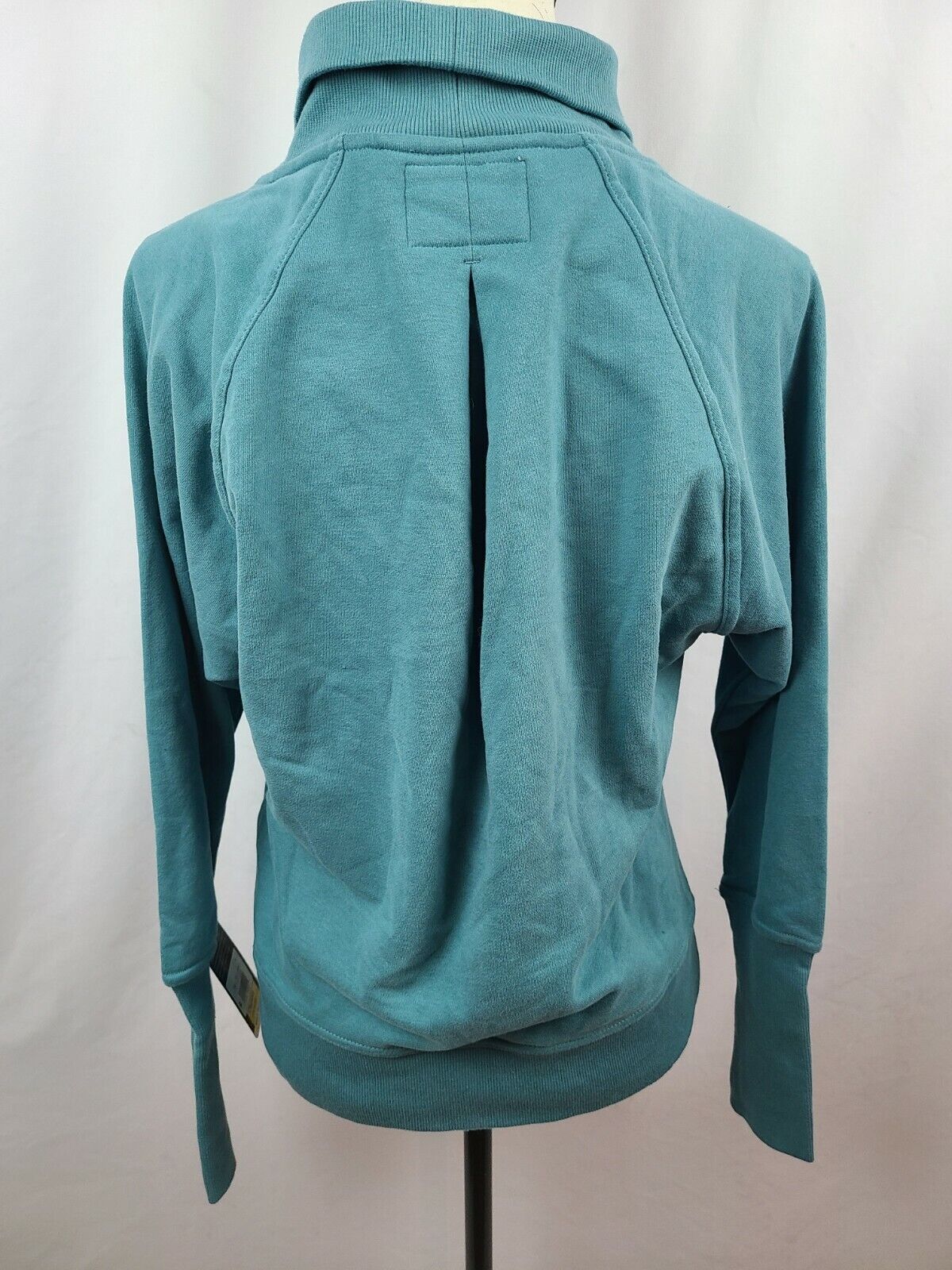 Champion C9 Women's Turquoise Long Sleeve French Terry Turtleneck Sweatshirt