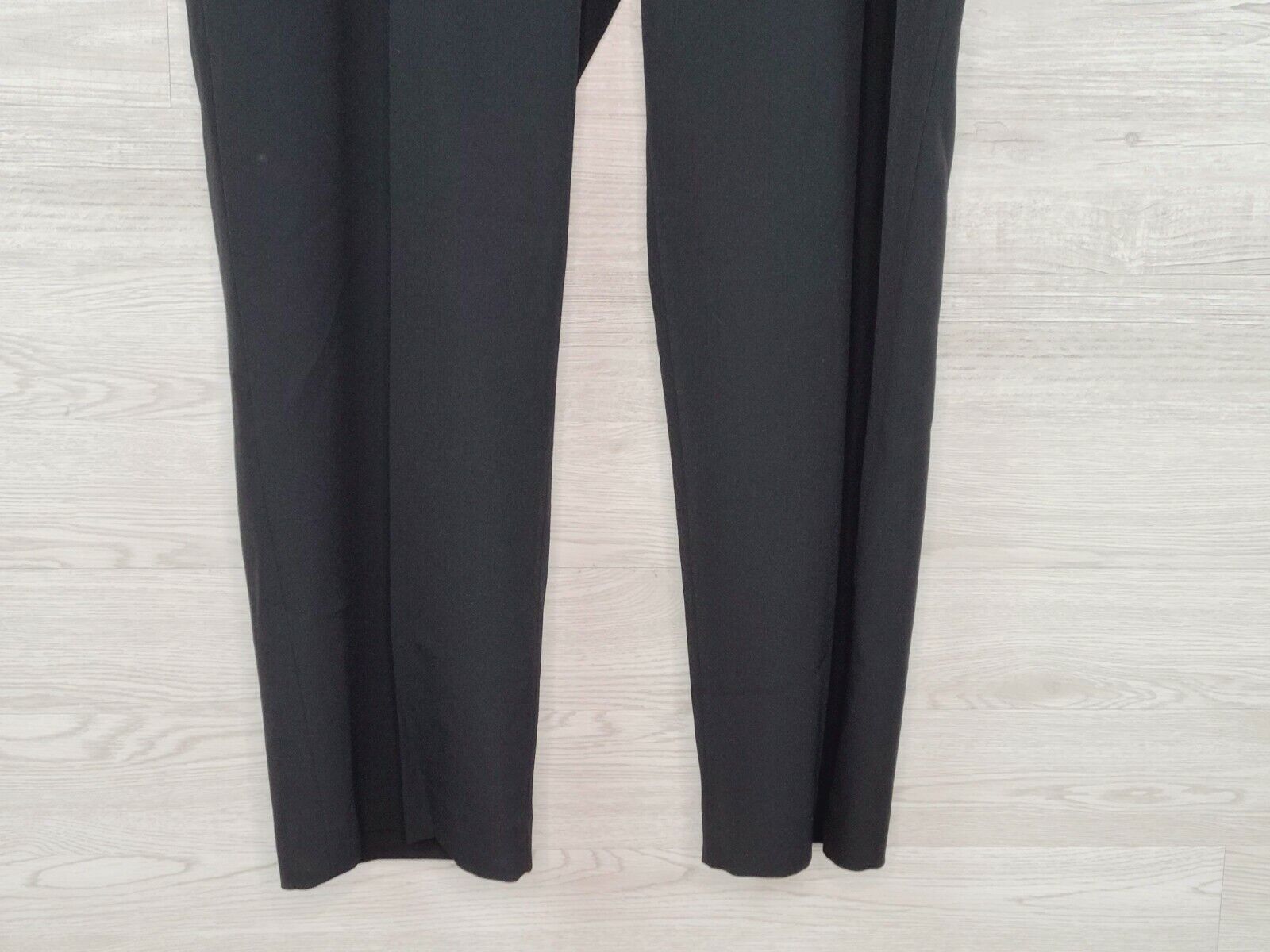 Kasper Kate Women's Black Classic Fit Straight-Leg Pants Plus Size 22W