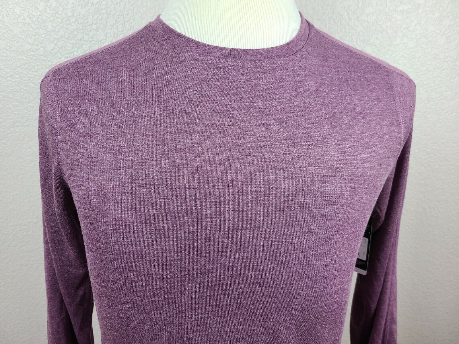 Champion C9 Men's Duo Dry Purple Long Sleeve Athletic Training T-Shirt Size Small