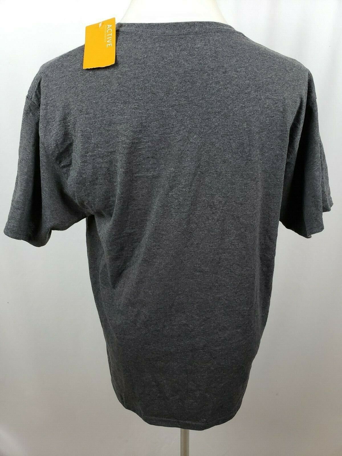 C9 Champion Men's Short Sleeve Gray V-Neck Athletic Tee Size Large