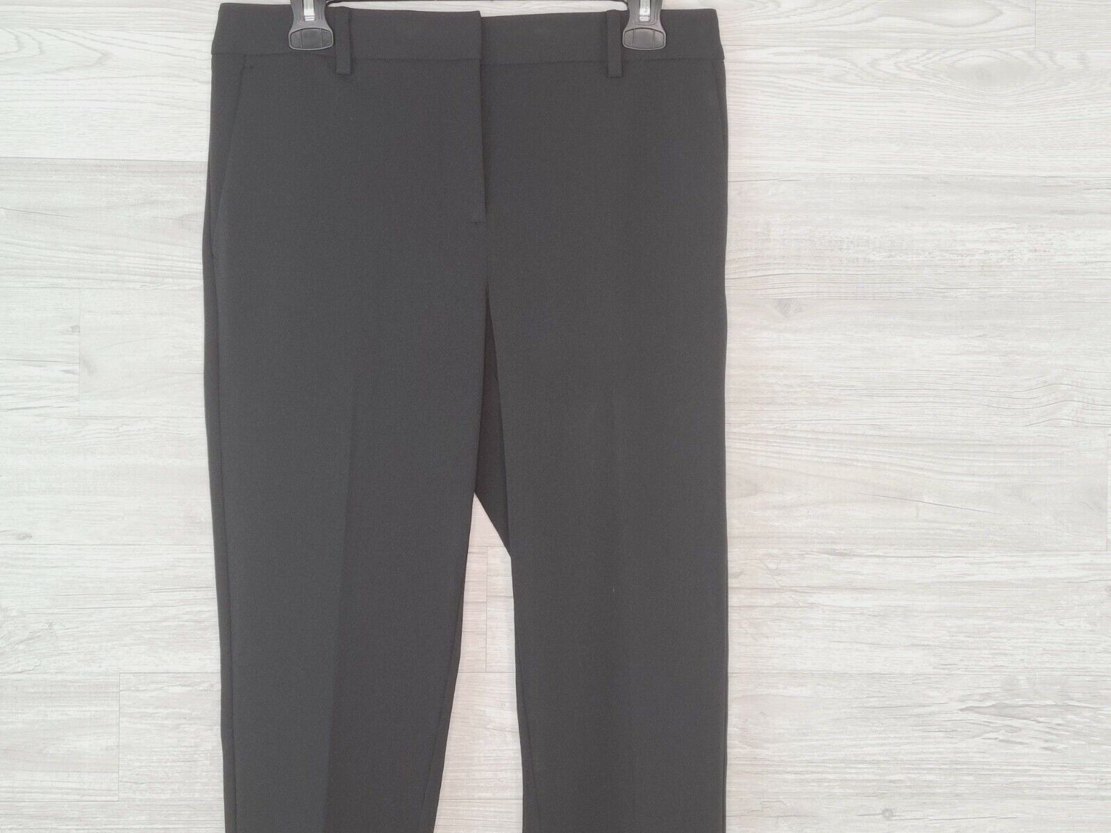 DKNY Women's Black Polyester Mid-Rise Business Suit Pants Size 4