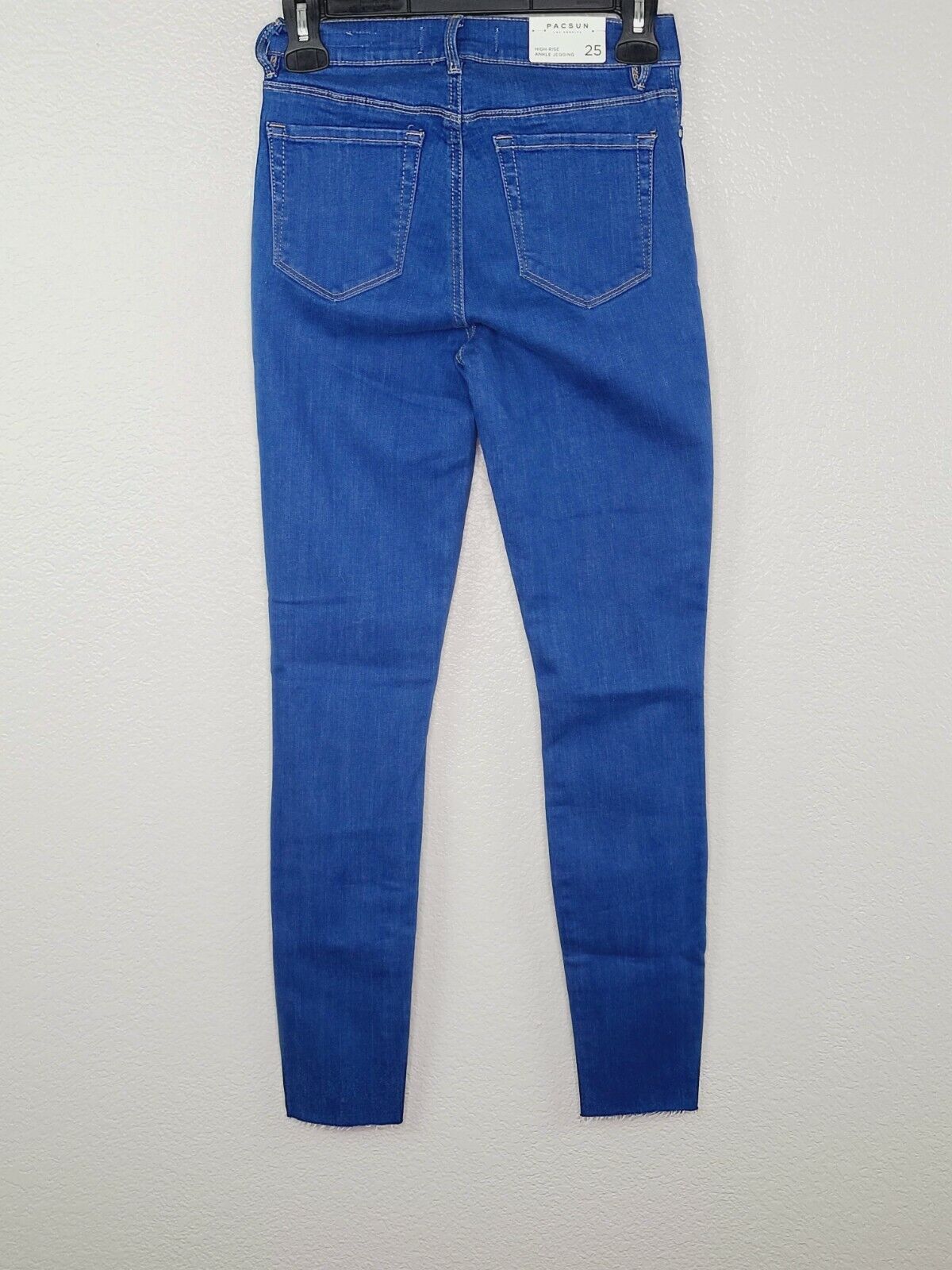 PacSun L.A. Women's Bubble Blue High-Rise Ankle Jeggings Size 25 Long