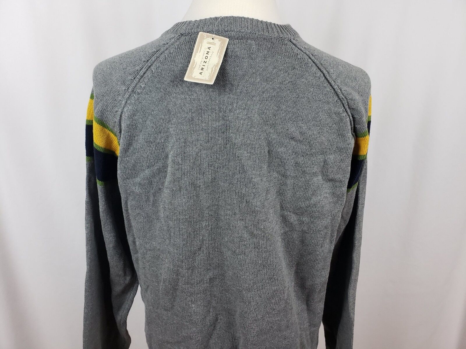 Arizona Jeans Co. Men's Long Sleeve Gray Heather Sweater Size Medium