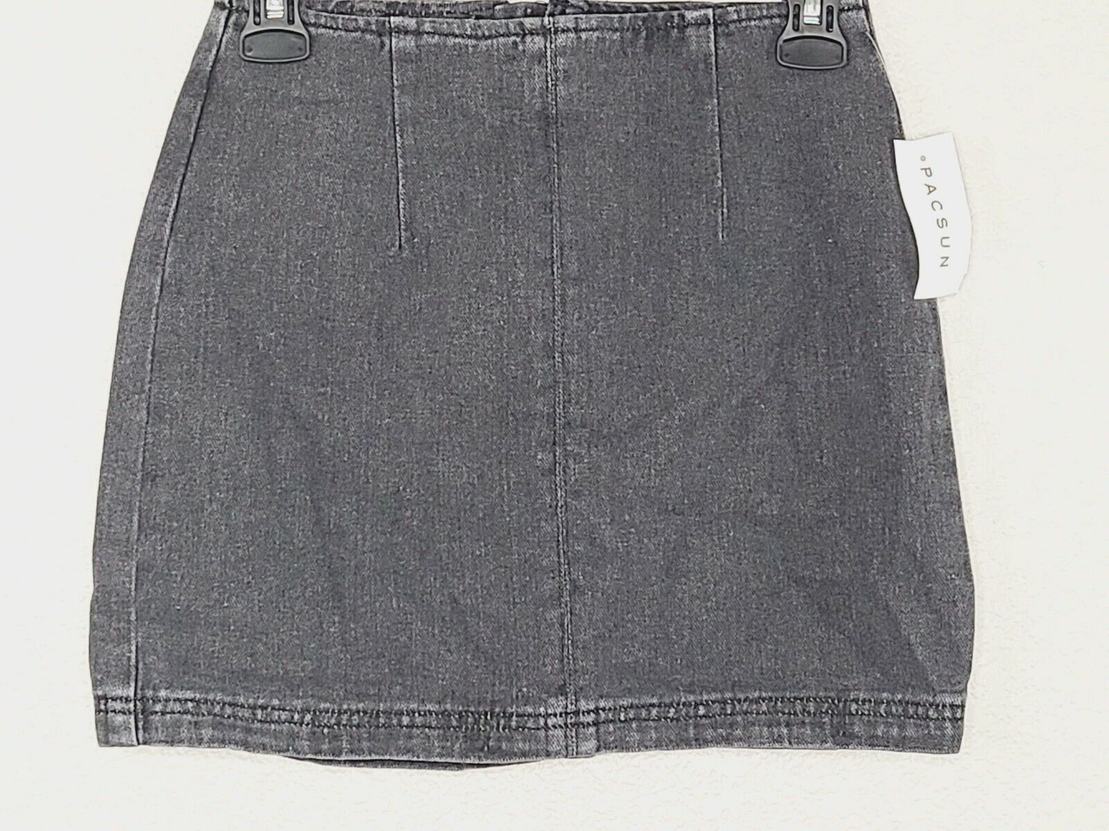 PacSun Los Angeles Women's Throwback Washed Black Denim Skirt Size 24