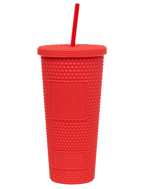 Dixxon Flannel Co. Matte Red Insulated Studded 20oz Tumbler with Straw