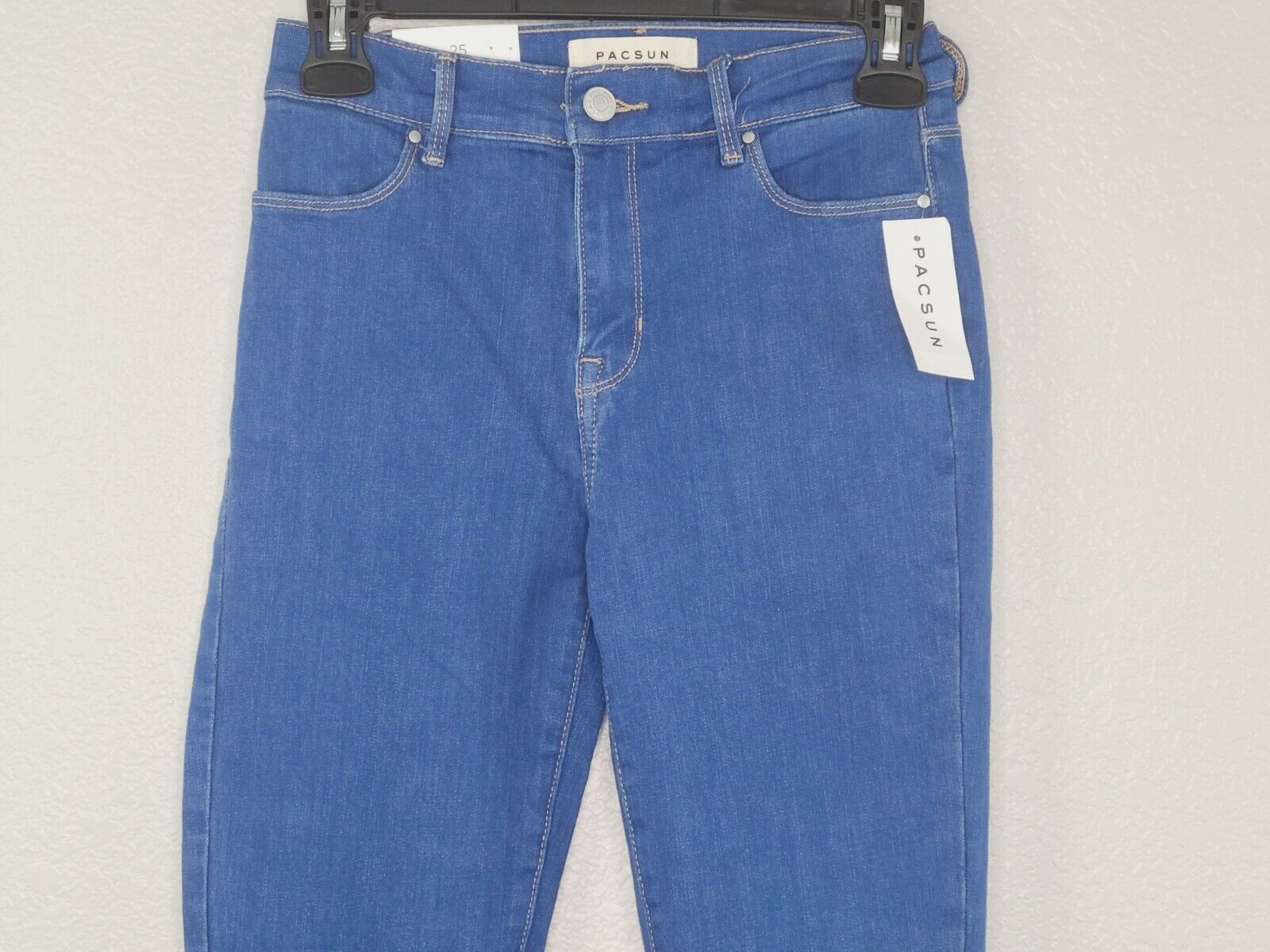 PacSun L.A. Women's Bubble Blue High-Rise Ankle Jeggings Size 25 Long