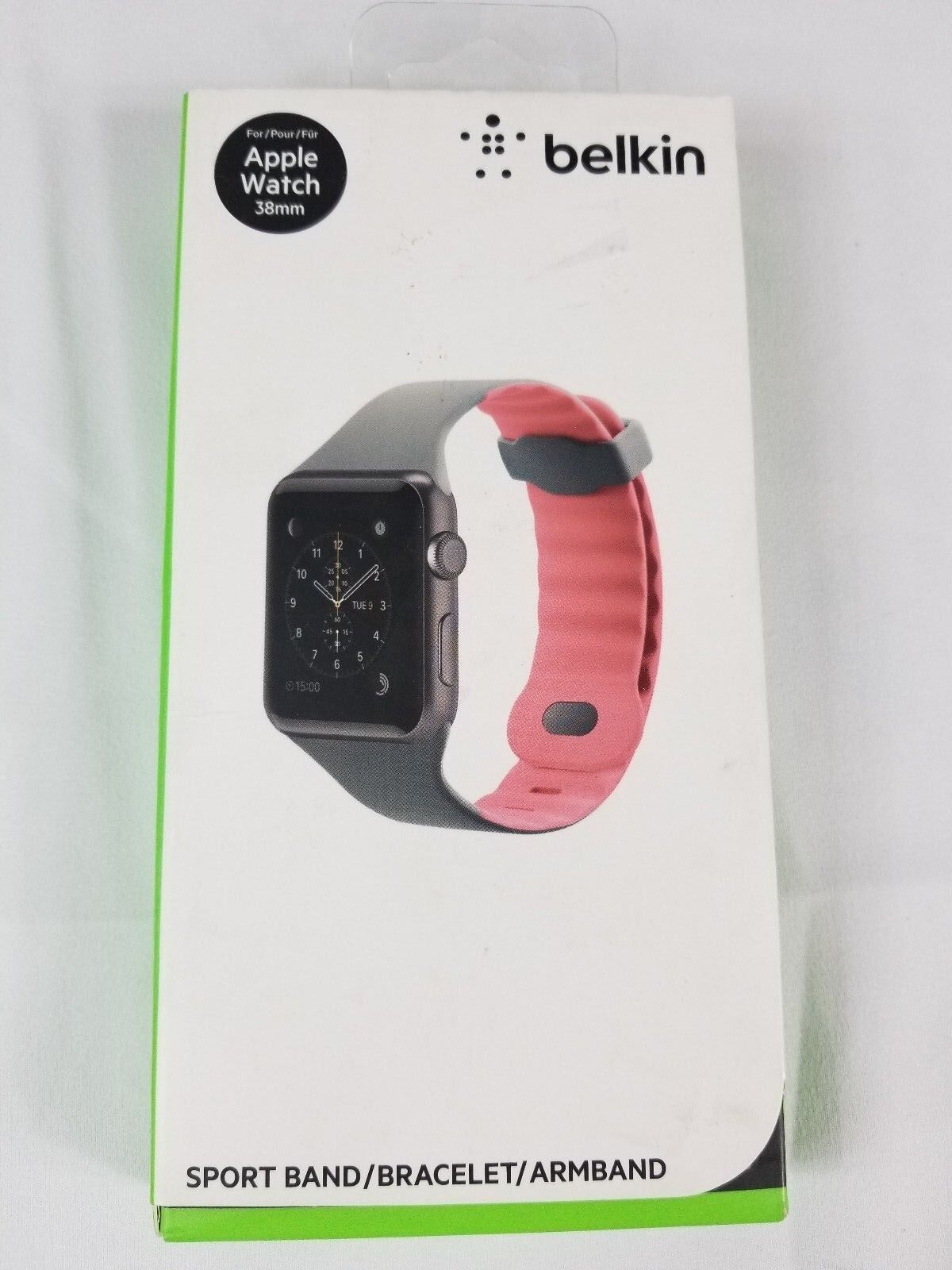 Belkin Sport Band Pink Armband for Apple Watch 38mm