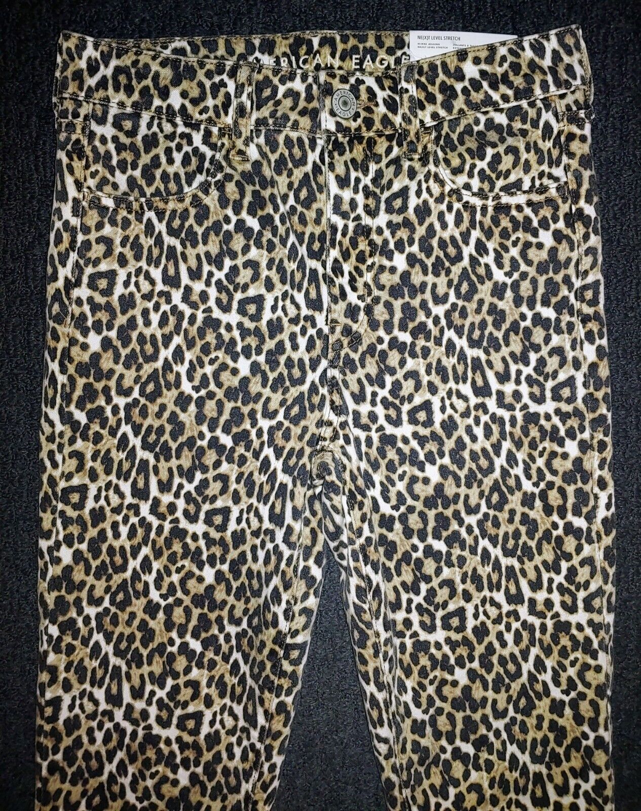 A&E American Eagle Leopard Print High Rise Stretch Jegging Size 6 (28W)