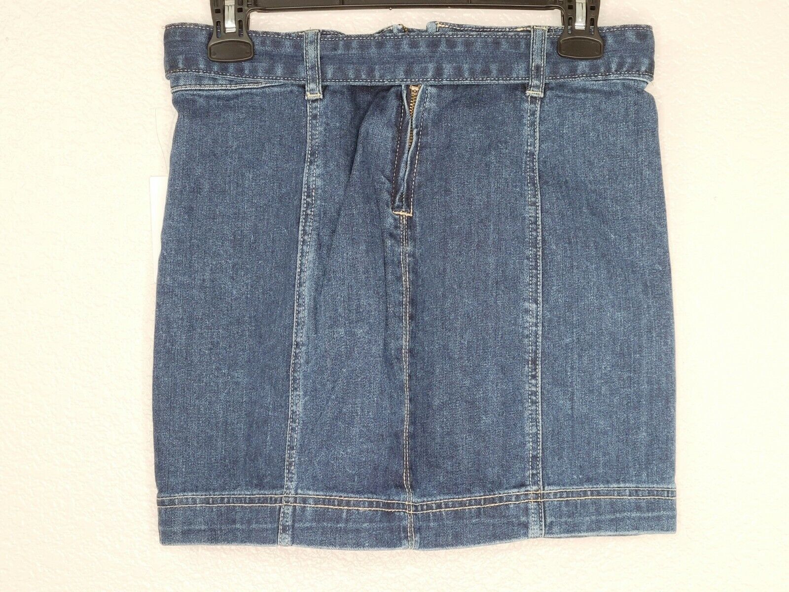 PacSun Los Angeles Women's Reese Dark Blue Jean Skirt with Belt Size 27