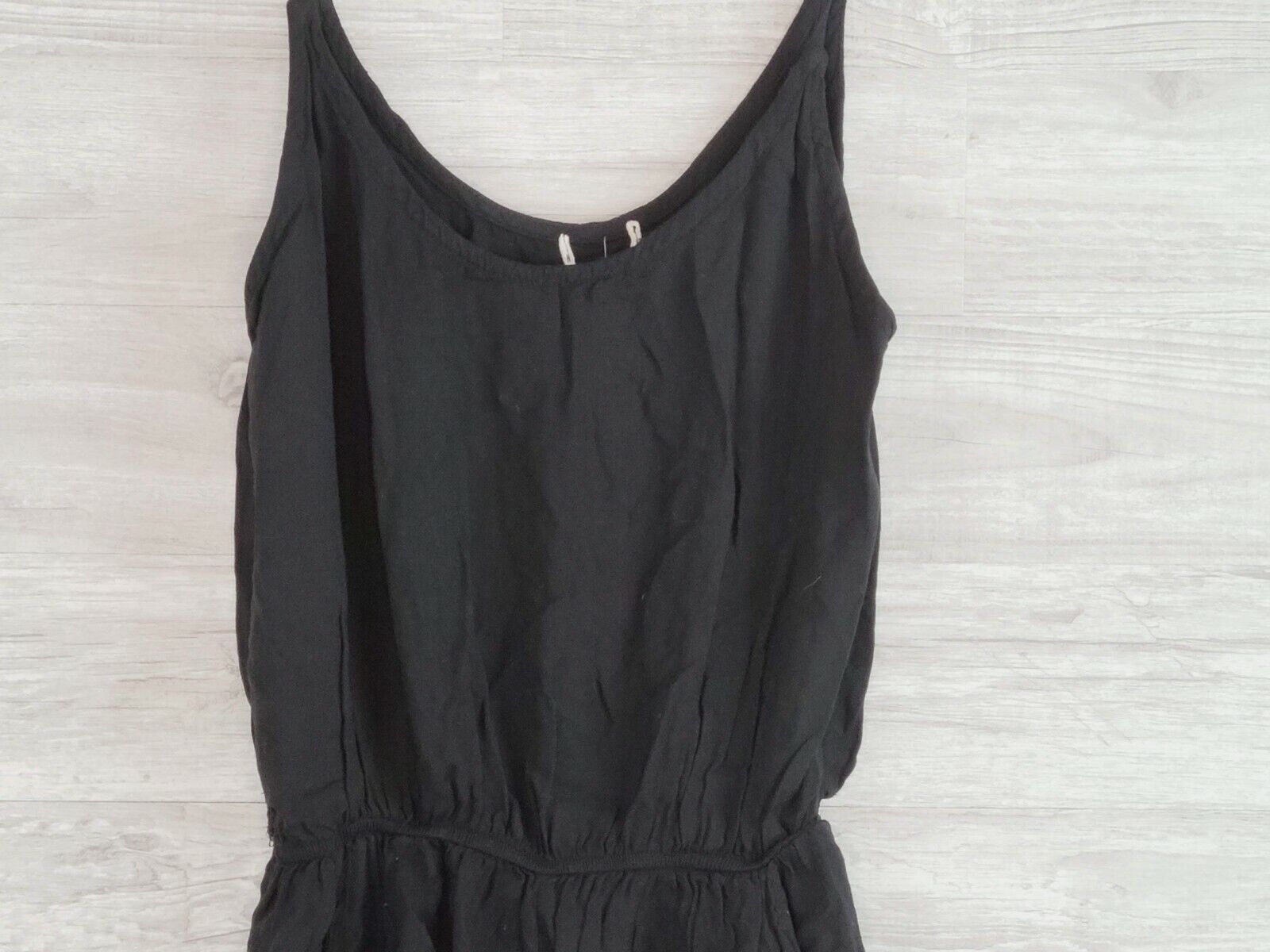 PacSun Women's Black Thin Adjustable Strap Dress Romper One Size