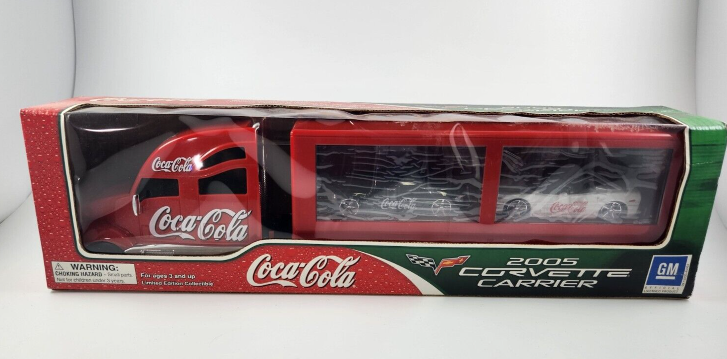 Coca-Cola Semi Truck 2005 Corvette Carrier Featuring 2005 C6 Corvettes