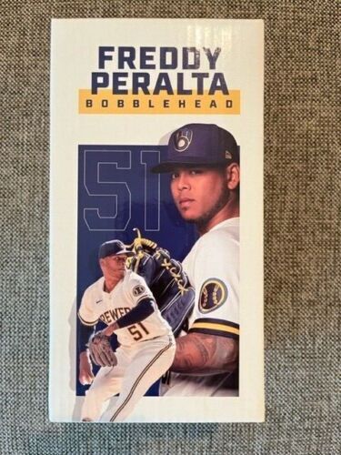 Milwaukee Brewers MLB Freddy Peralta #51 2022 Bobblehead All Fan Giveaway