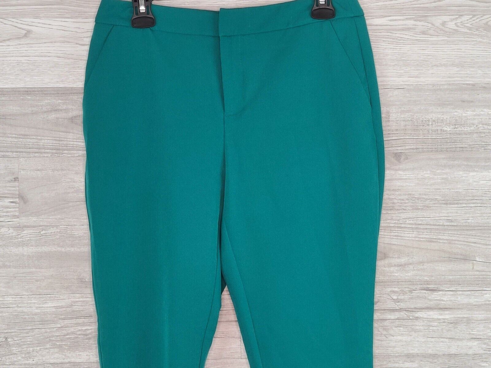 INC Women's Green Slim Leg Mid-Rise Regular Fit Ankle Pants Trousers Size 4