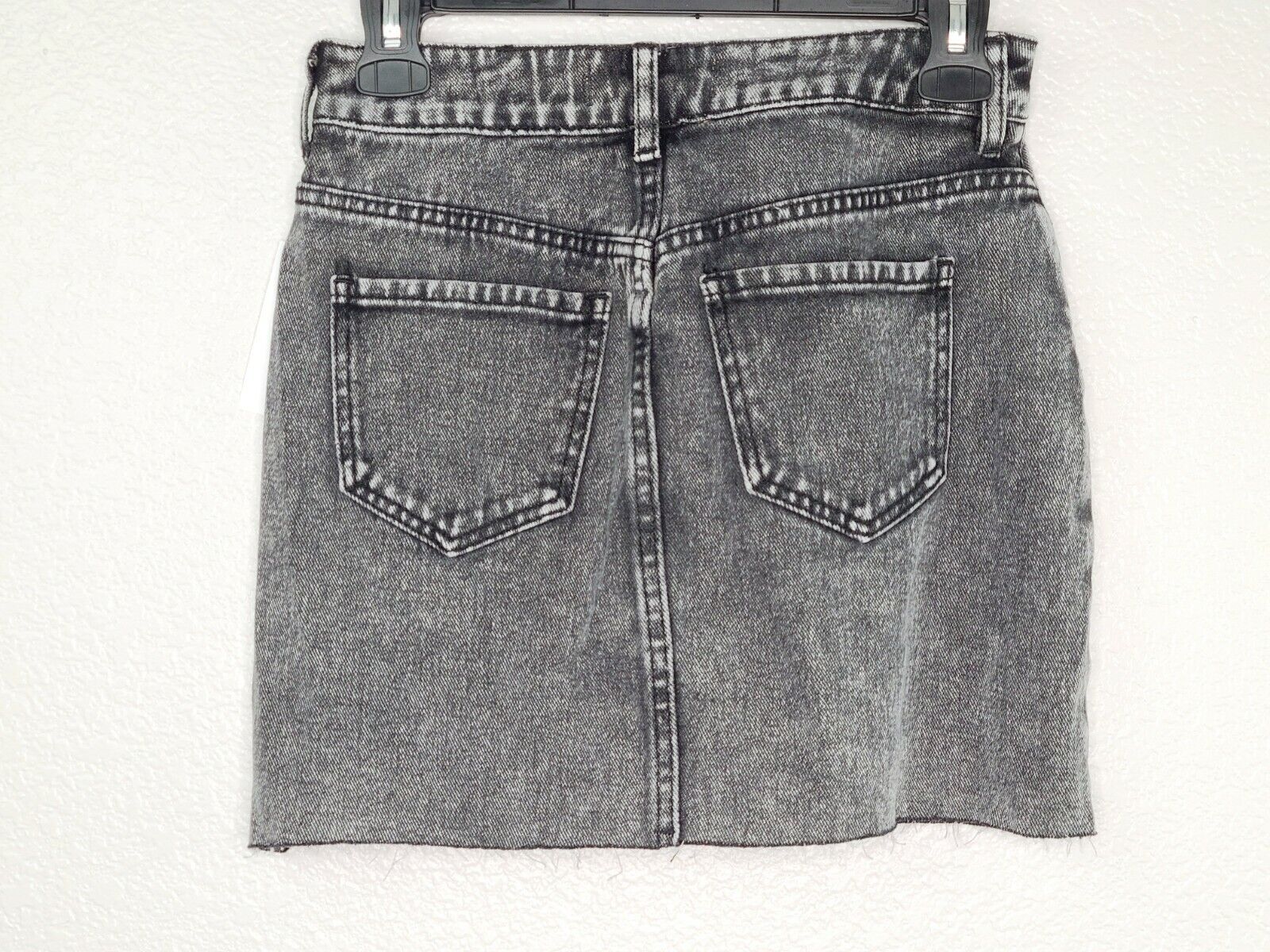 PacSun Los Angeles Women's Black Acid Wash Short Jean Skirt Size 25