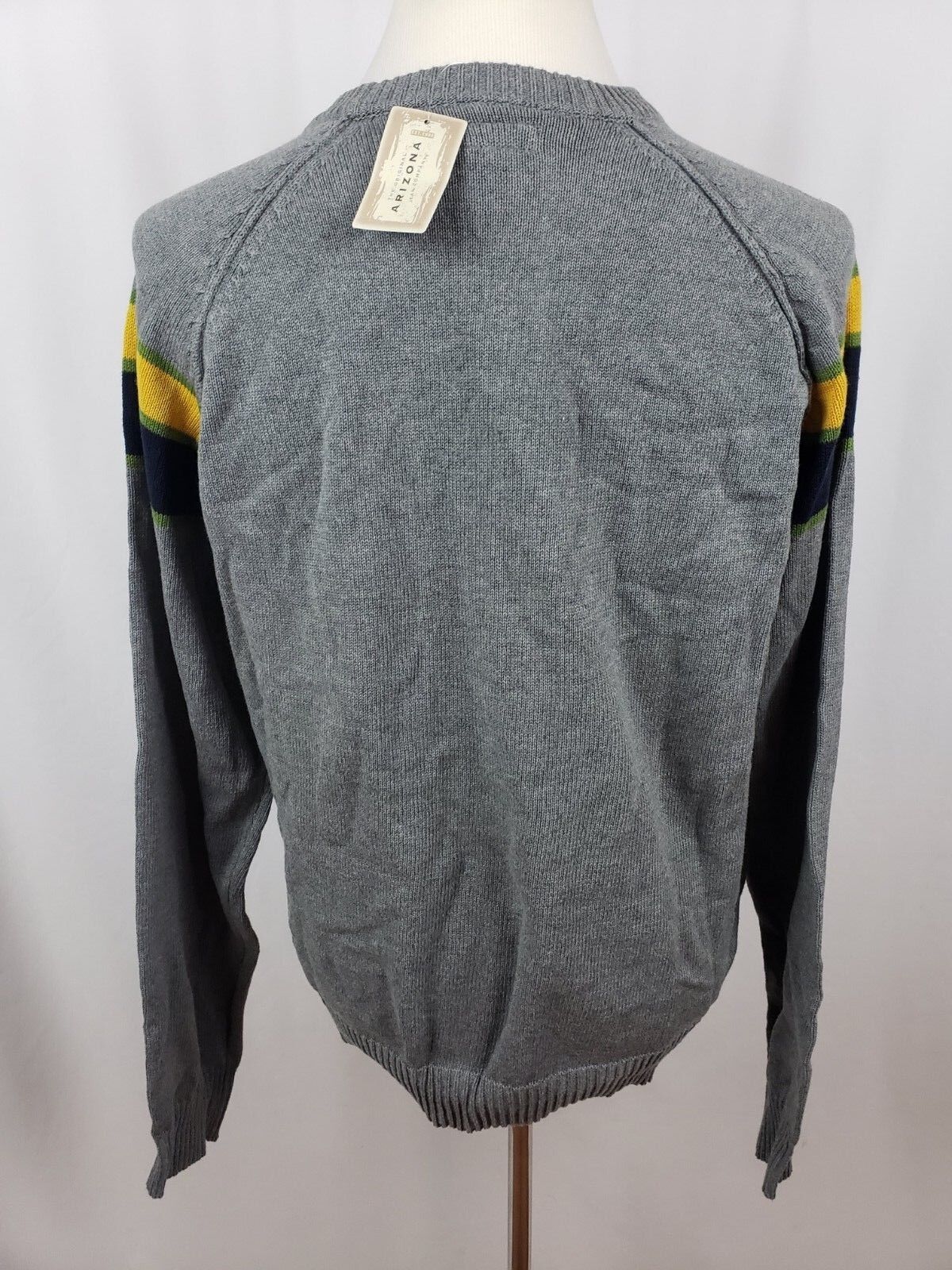 Arizona Jeans Co. Men's Long Sleeve Gray Heather Sweater Size Medium