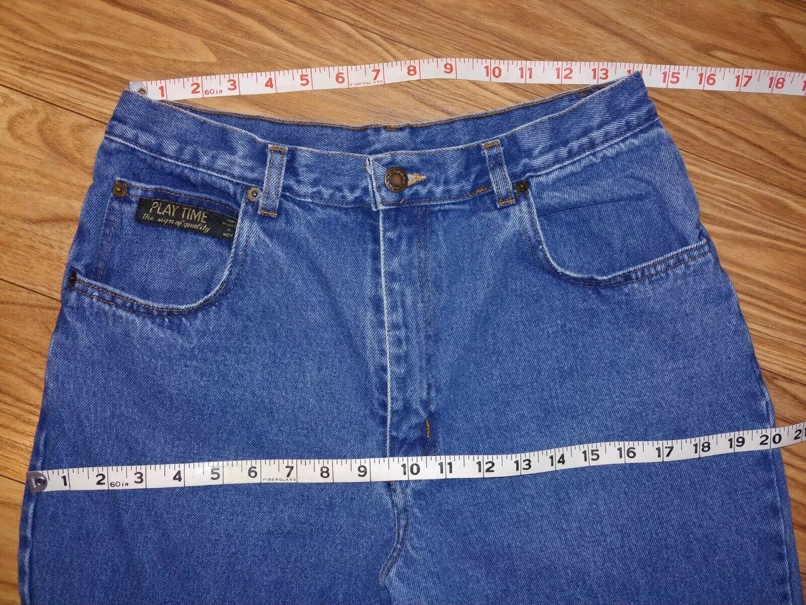 VINTAGE Preloved Lee/Levis 80s Play Time High Rise Tapered Denim Mom Jeans Size 11/12