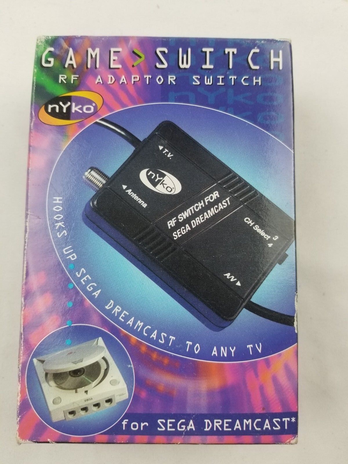 Nyko Game Switch RF Adaptor Switch for Sega Dreamcast - Open Box