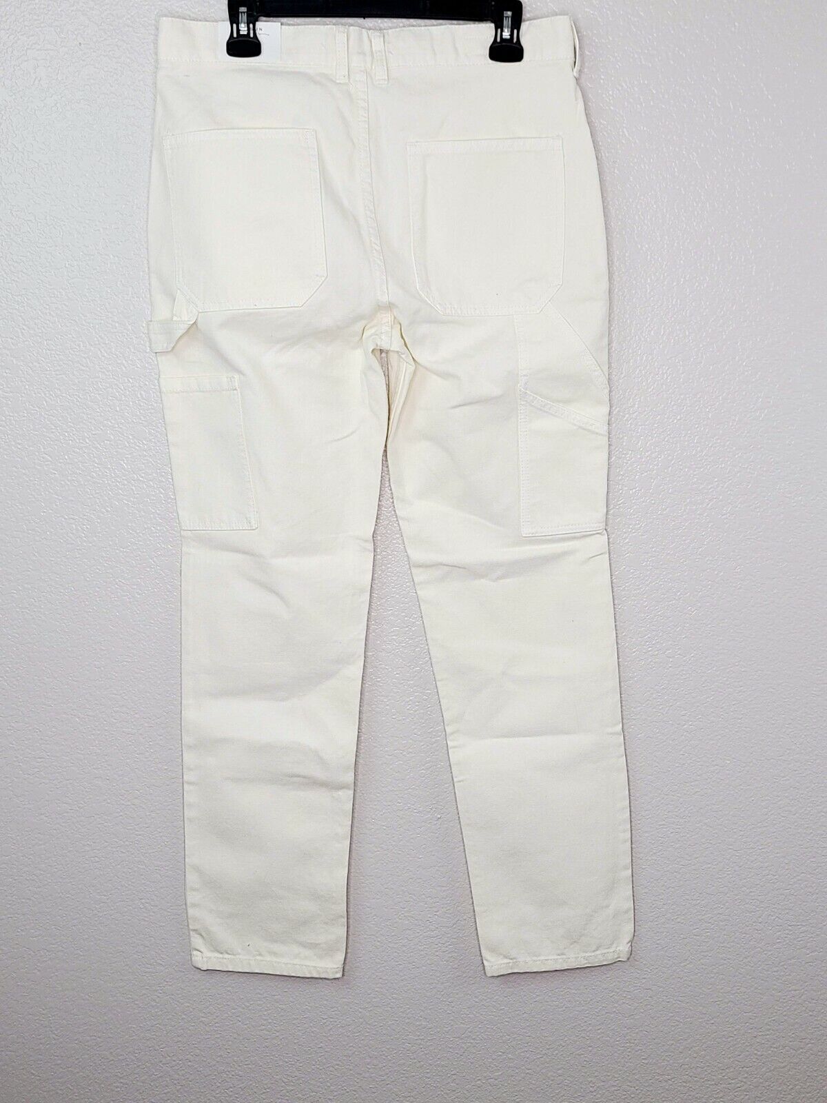 PacSun L.A. Women's Cream High Rise Straight Leg Carpenter Jeans Size 31