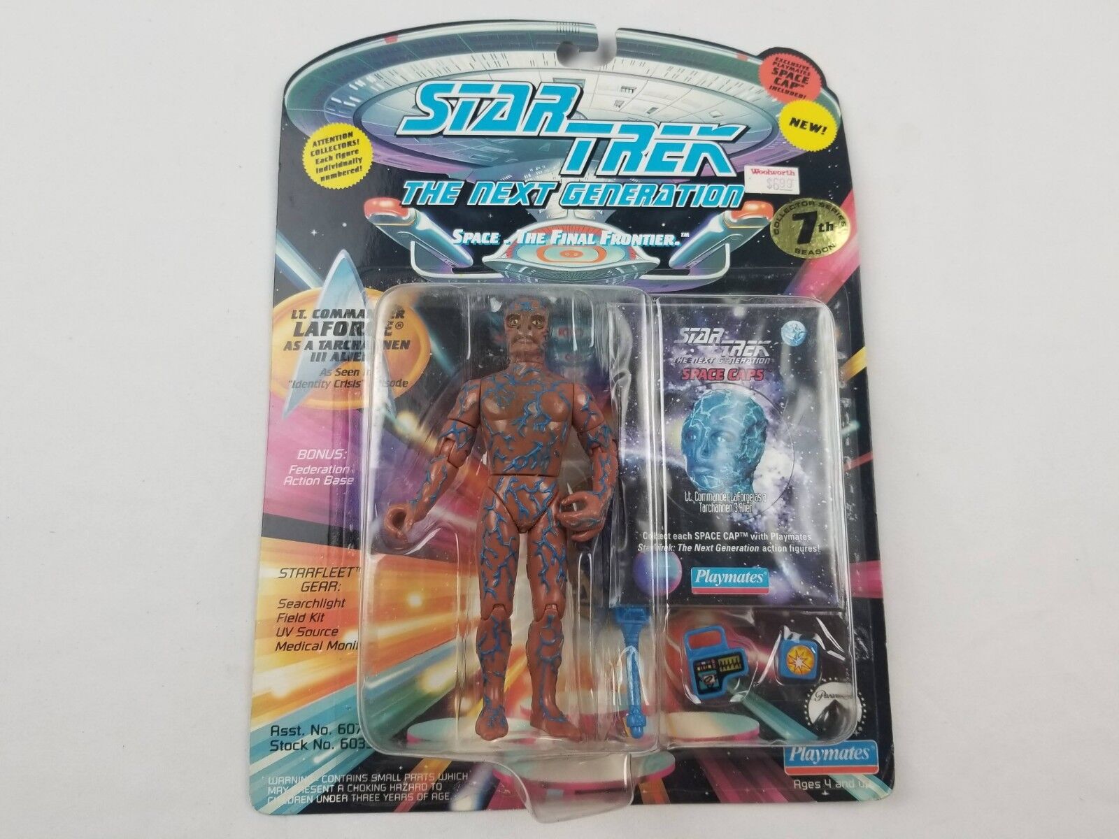 Star Trek The Next Generation 1994 Lt. Commander Laforge with Space Cap