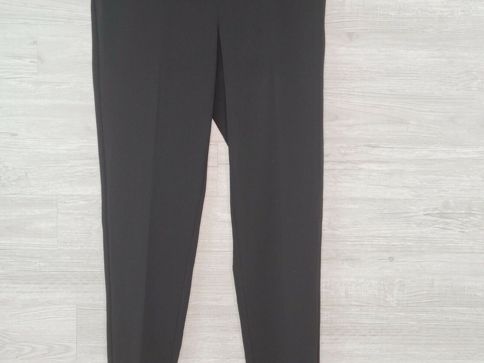 DKNY Women's Black Polyester Mid-Rise Business Suit Pants Size 4