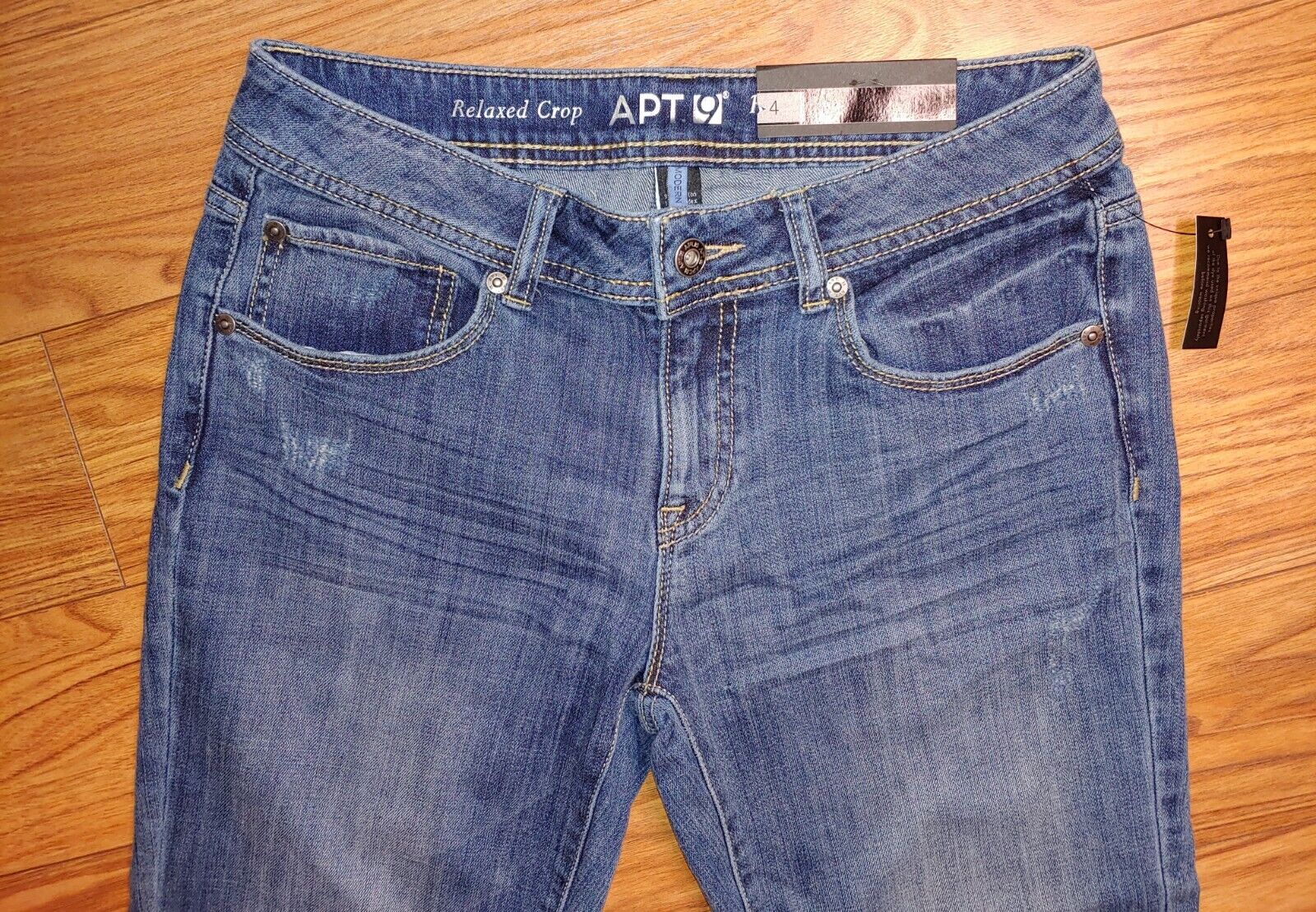 Apt. 9 Coleman Boyfriend Crop Denim Jeans, Stretch Women's Size 4