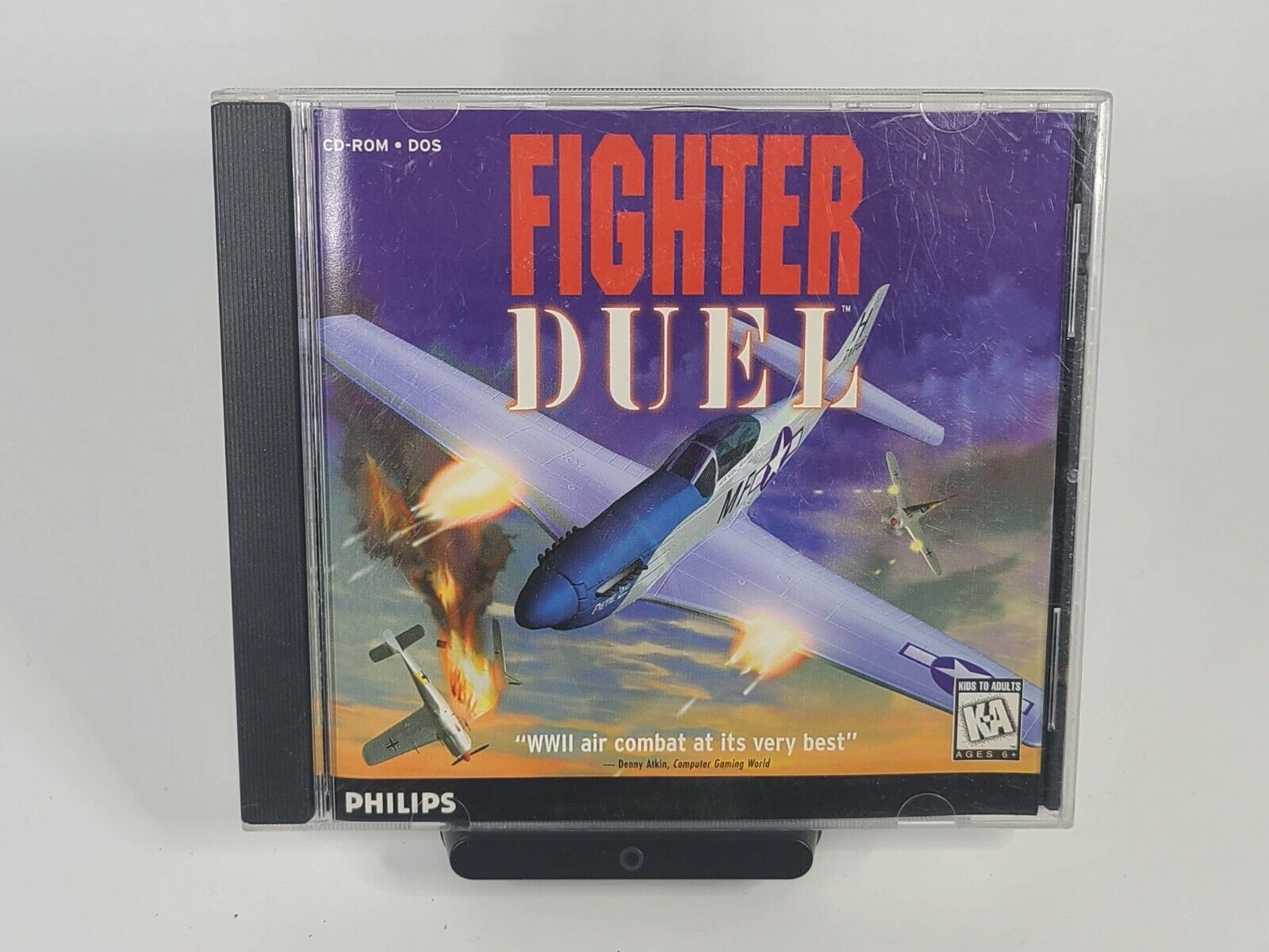 Fighter Duel Pre-Owned PC CD-ROM WWII Fighter Simulator Video Game by Philips Ages 6+