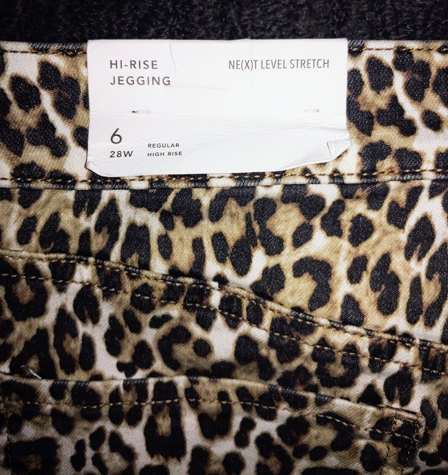 A&E American Eagle Leopard Print High Rise Stretch Jegging Size 6 (28W)