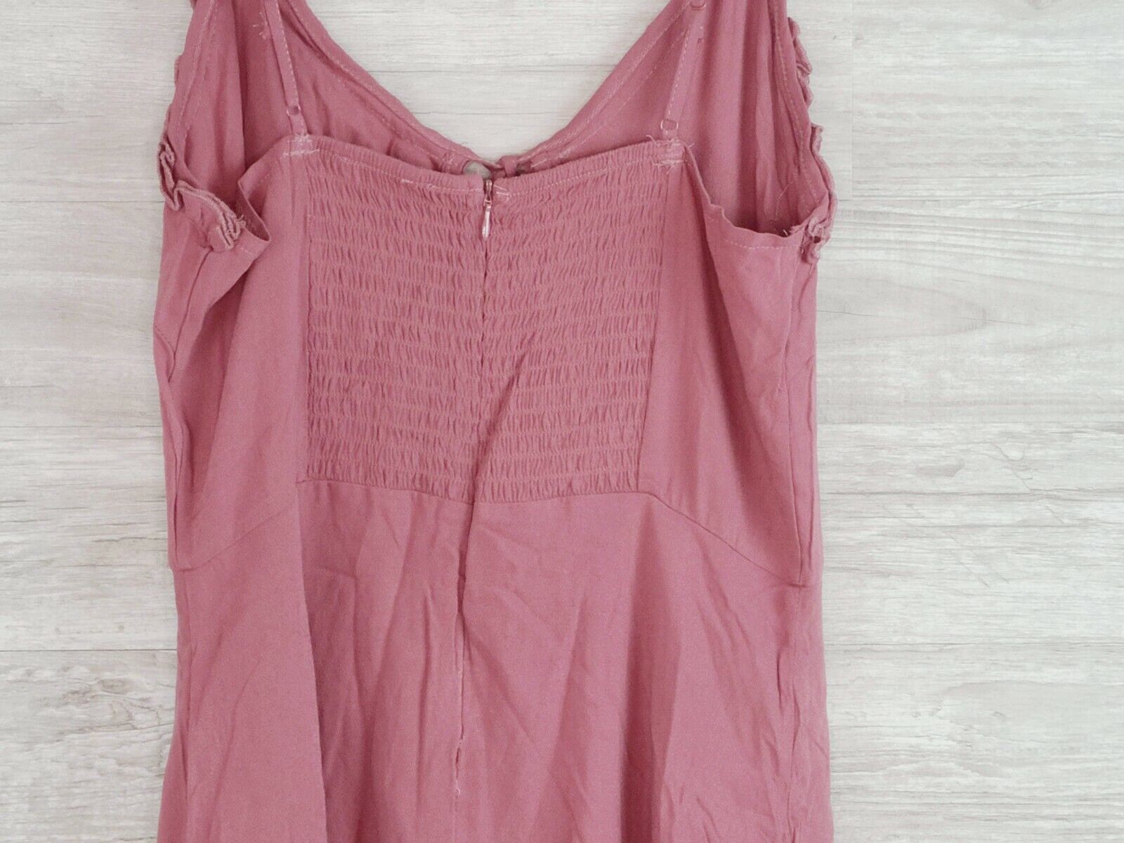 L.A. Hearts PacSun Women's Mauve Ruffle Linen Mini Dress Size Small