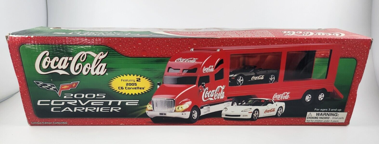 Coca-Cola Semi Truck 2005 Corvette Carrier Featuring 2005 C6 Corvettes