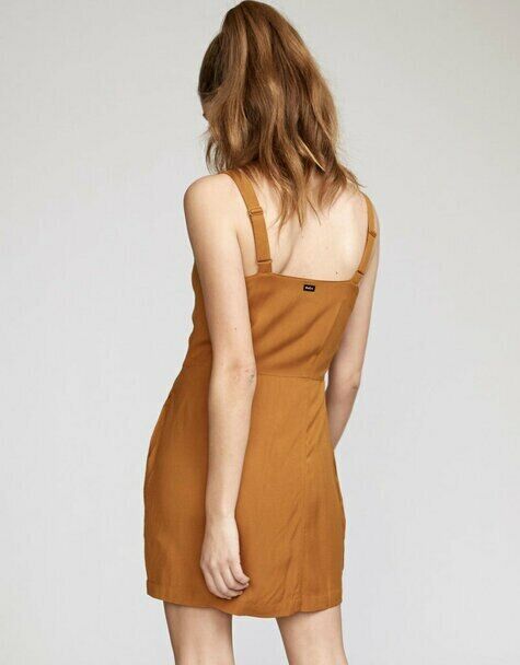 RVCA Pacsun Women's Rust Upper Dress Cathay Spice Size Small