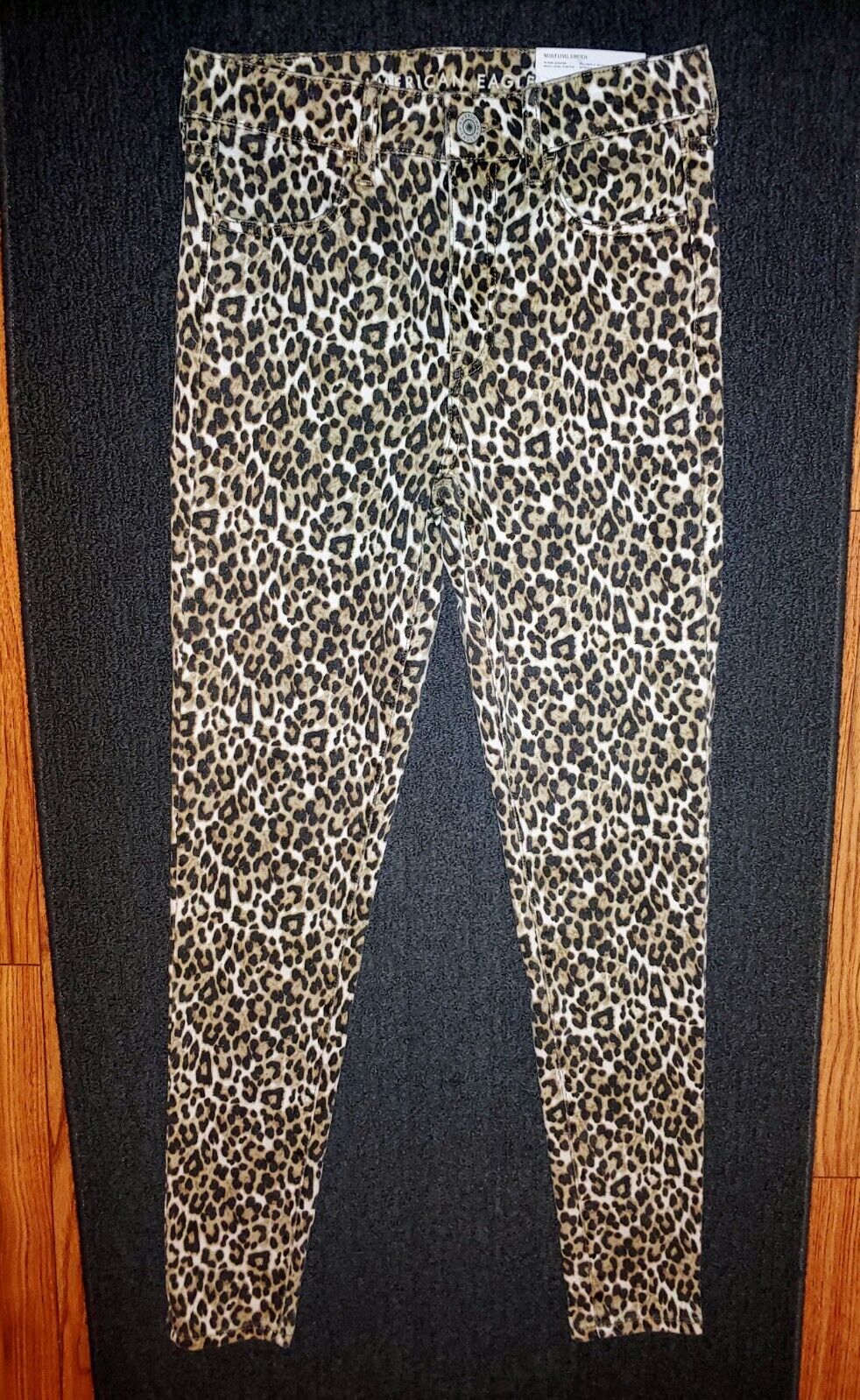 A&E American Eagle Leopard Print High Rise Stretch Jegging Size 6 (28W)