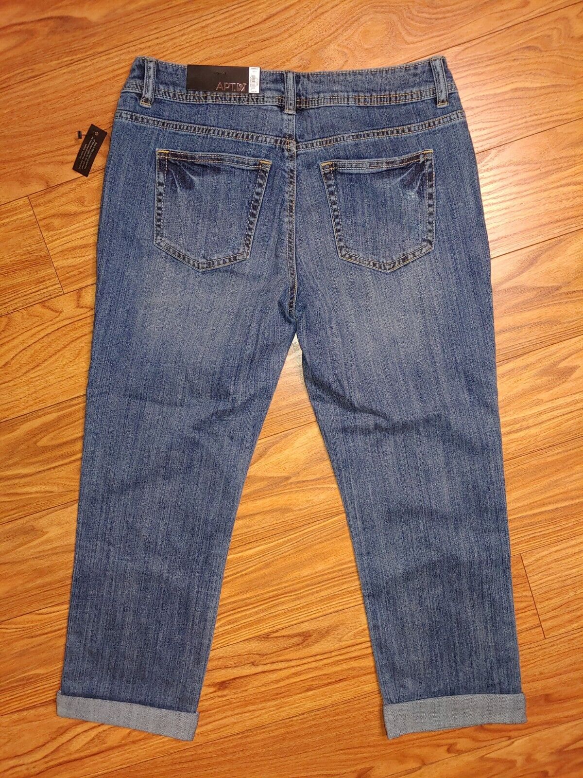 Apt. 9 Coleman Boyfriend Crop Denim Jeans, Stretch Women's Size 4